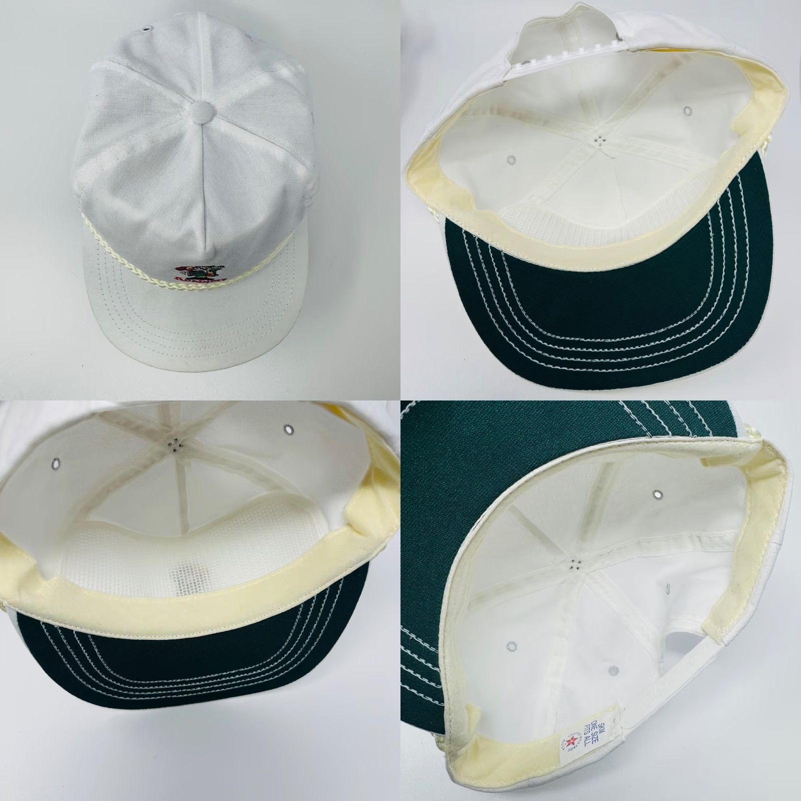 Roper VINTAGE Keebler Elf Embroidered Rope Hat White Snapback Adjustable Cap One Size Size ONE SIZE - 8 Thumbnail