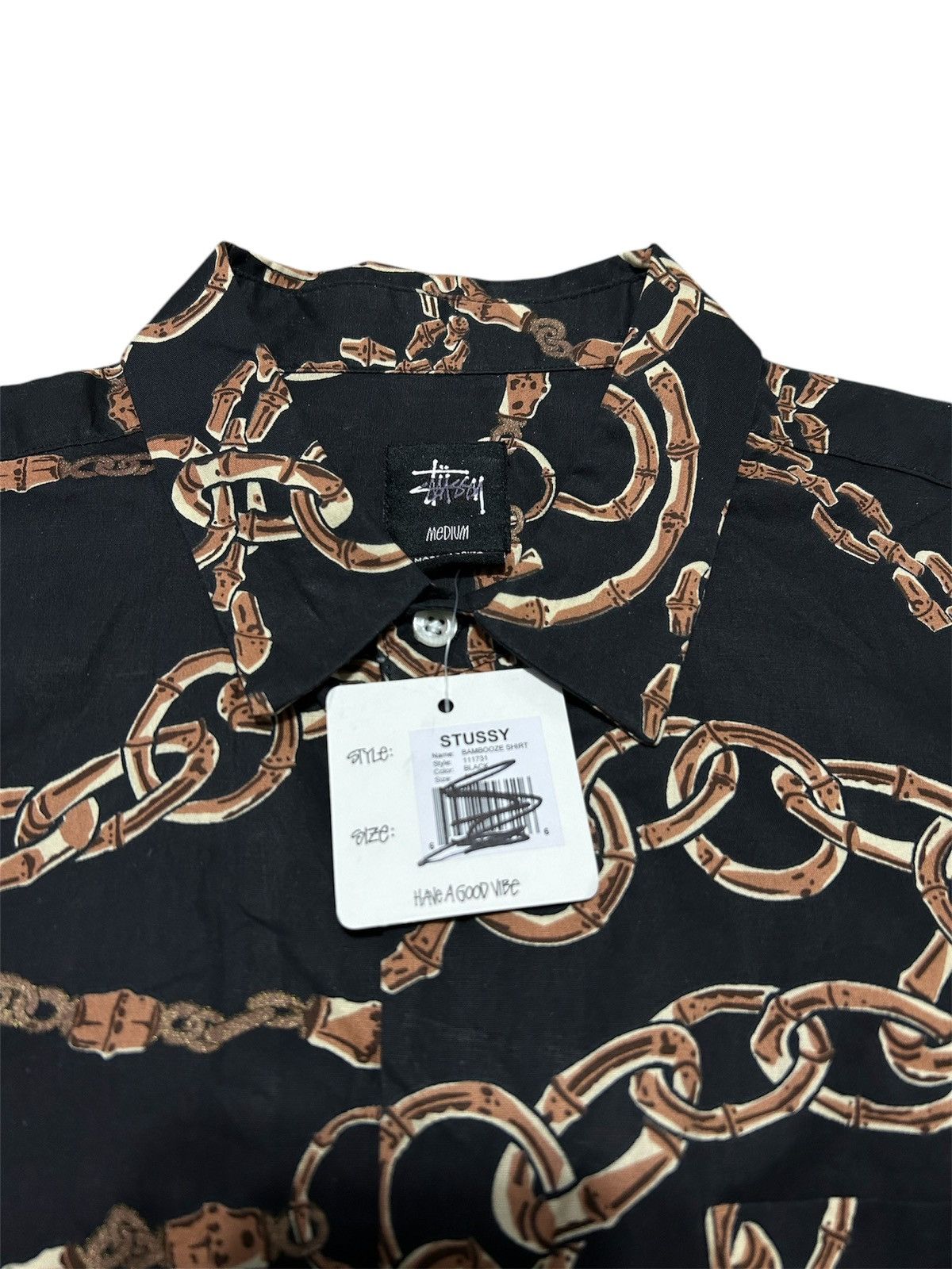 Designer × Stussy 2000s Stüssy Bambooze Shirt Size US M / EU 48-50 / 2 - 2 Thumbnail