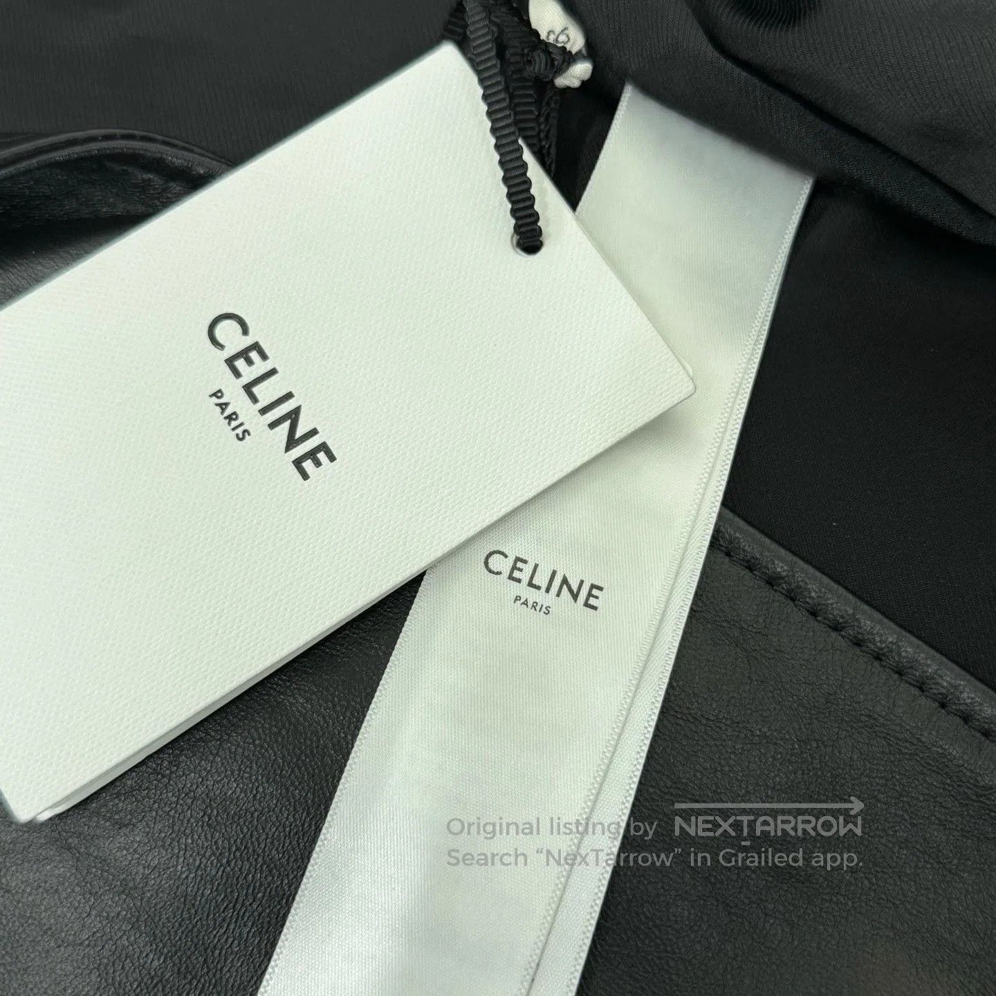 Celine CELINE SS23 Solid Zip Trapezoid Collar Leather Jacket. Size XS / US 0-2 / IT 36-38 - 5 Thumbnail