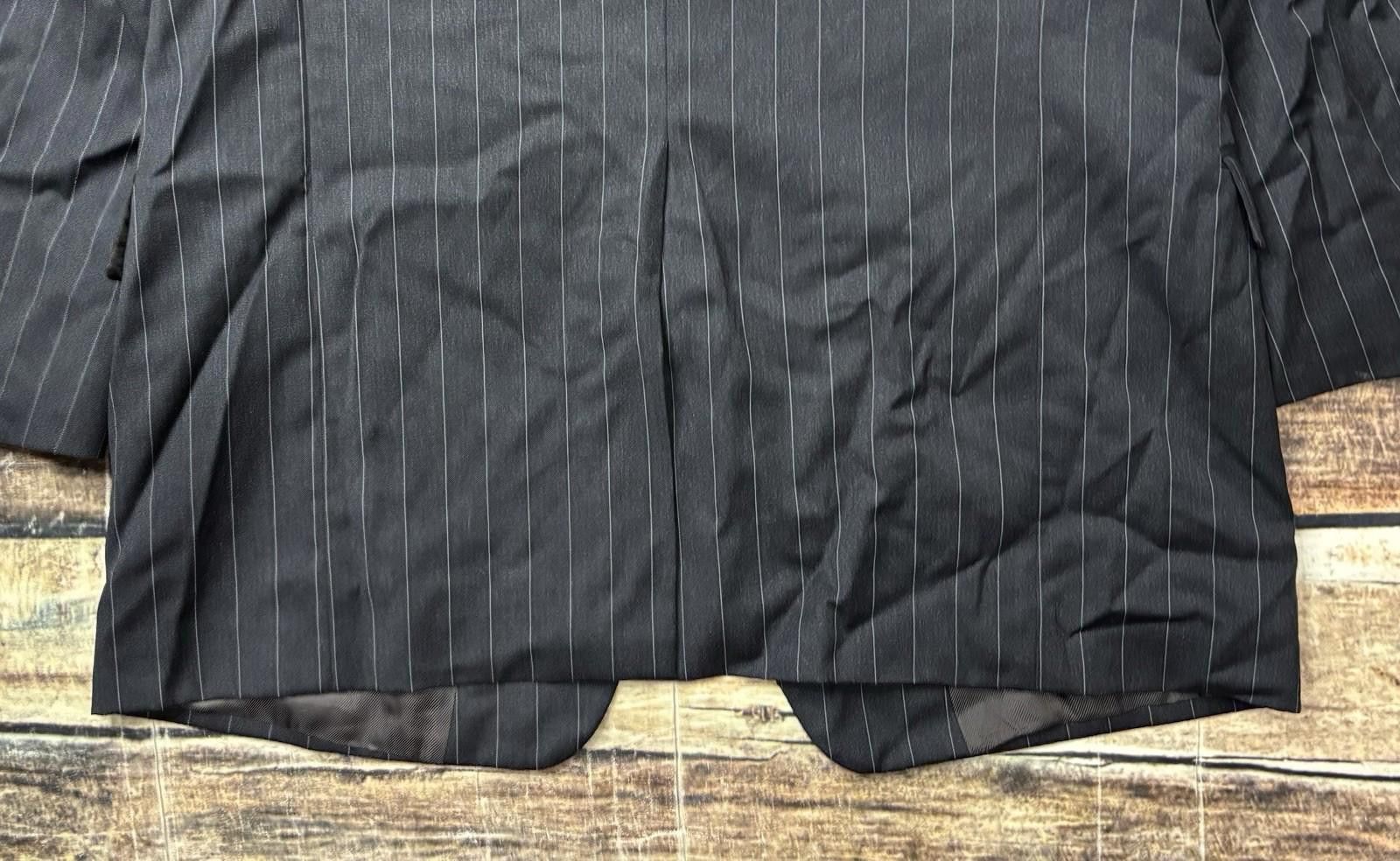 Other Burberry London Blazer Jacket Mens 46 Pinstripe Wool USA Size 46R - 11 Thumbnail