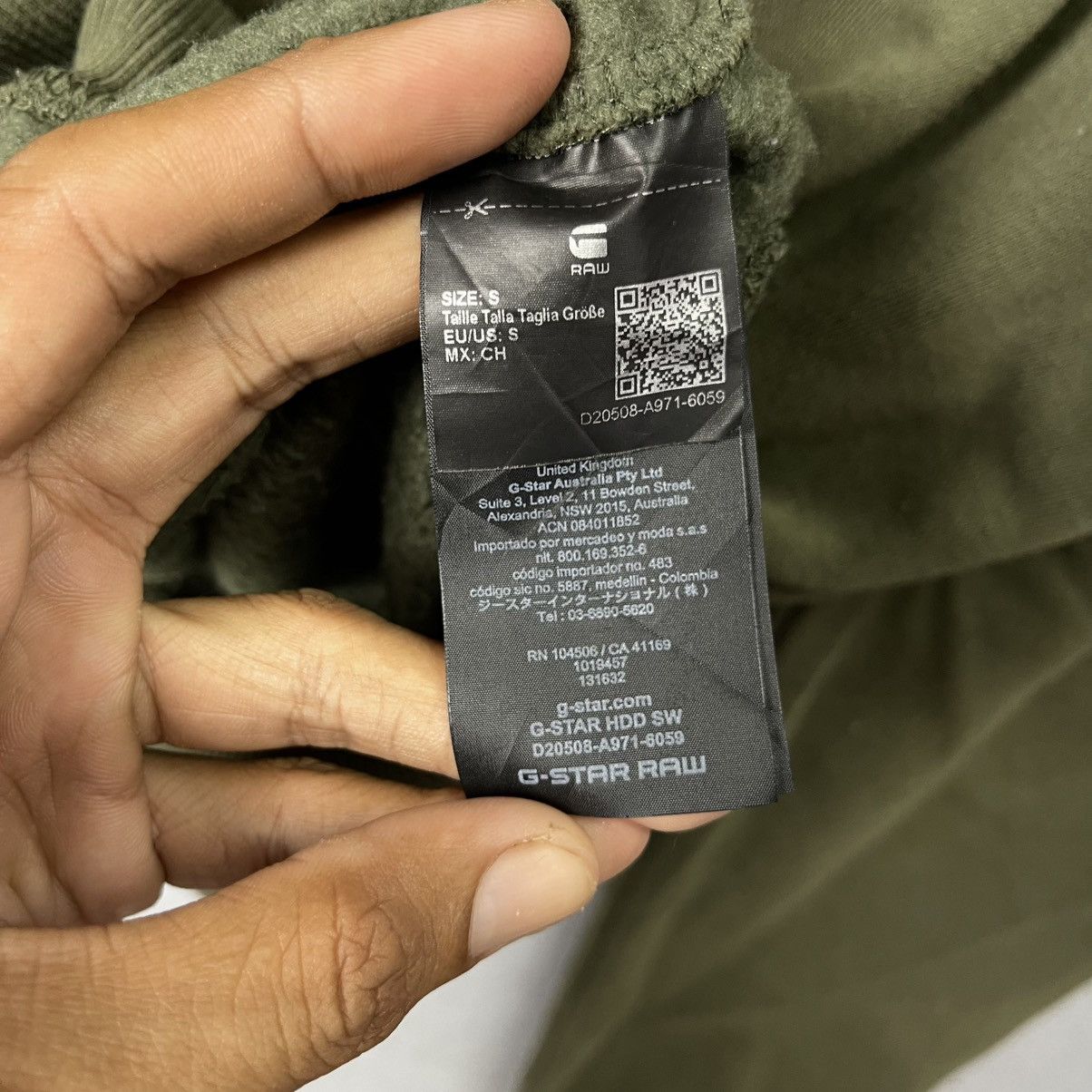 G-Star G-Star RAW Military Green Logo Pullover Hoodie Size US S / EU 44-46 / 1 - 10 Thumbnail