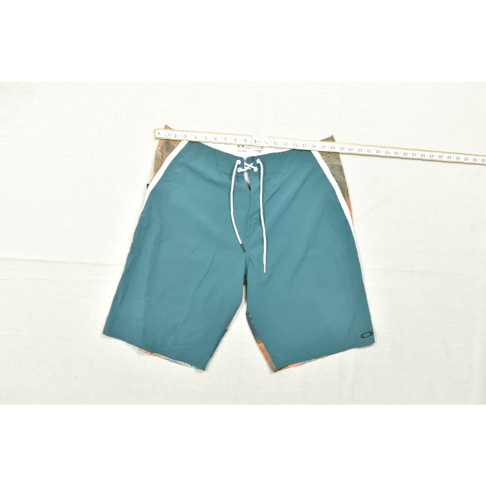 Oakley Oakley Mens Board Shorts 36 Regular Teal Orange Geometric Print Bermuda Swim Trunks Pockets Size US 36 / EU 52 - 3 Thumbnail