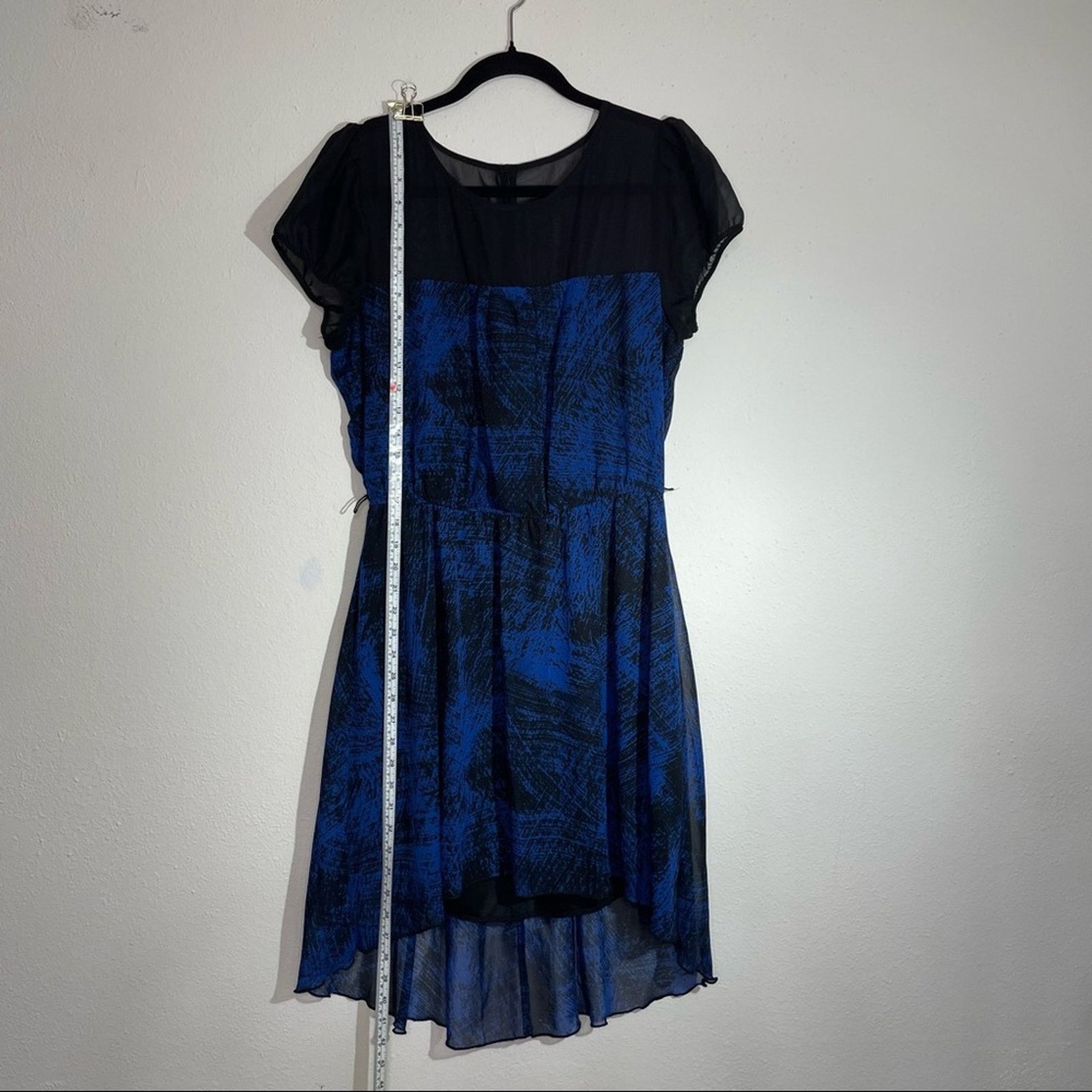 Other TRIXXI Black and Blue High Low Cut Dress Size Large Size L / US 10 / IT 46 - 4 Thumbnail