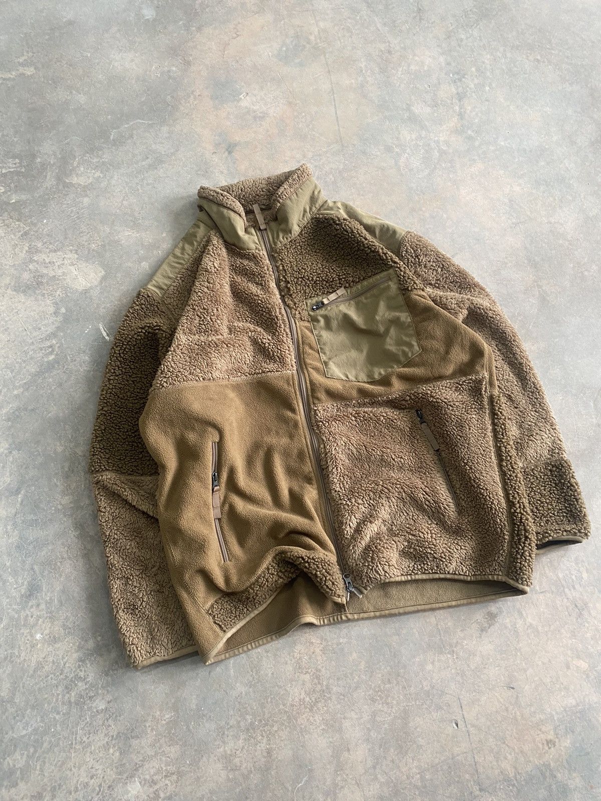 Engineered Garments ENGINEERED GARMENTS FLEECE JACKET WINTER PATCHWORK HIKING Size US XL / EU 56 / 4 - 2 Thumbnail
