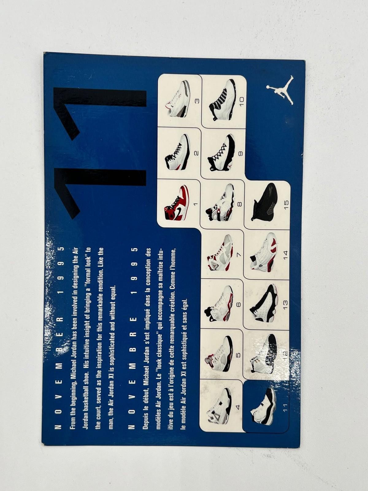 Jordan Brand Air Jordan 11 Retro 136046-041 Black/Royal White Noir Men's Size US 8.5 / EU 41-42 - 7 Thumbnail