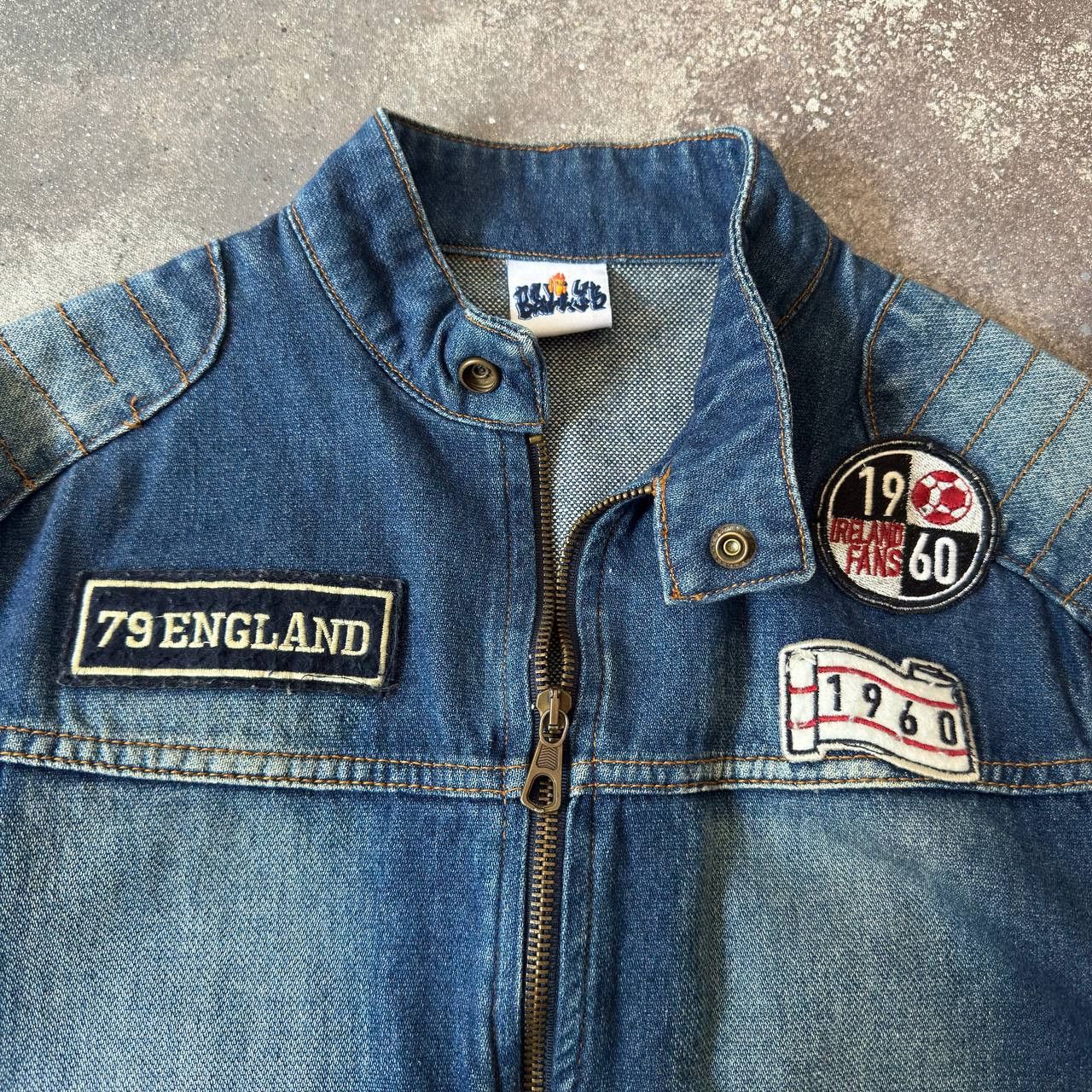 Hysteric Glamour × Japanese Brand × Vintage Japanese Vintage Zip Details Washed Denim Jacket Size M / US 6-8 / IT 42-44 - 4 Thumbnail
