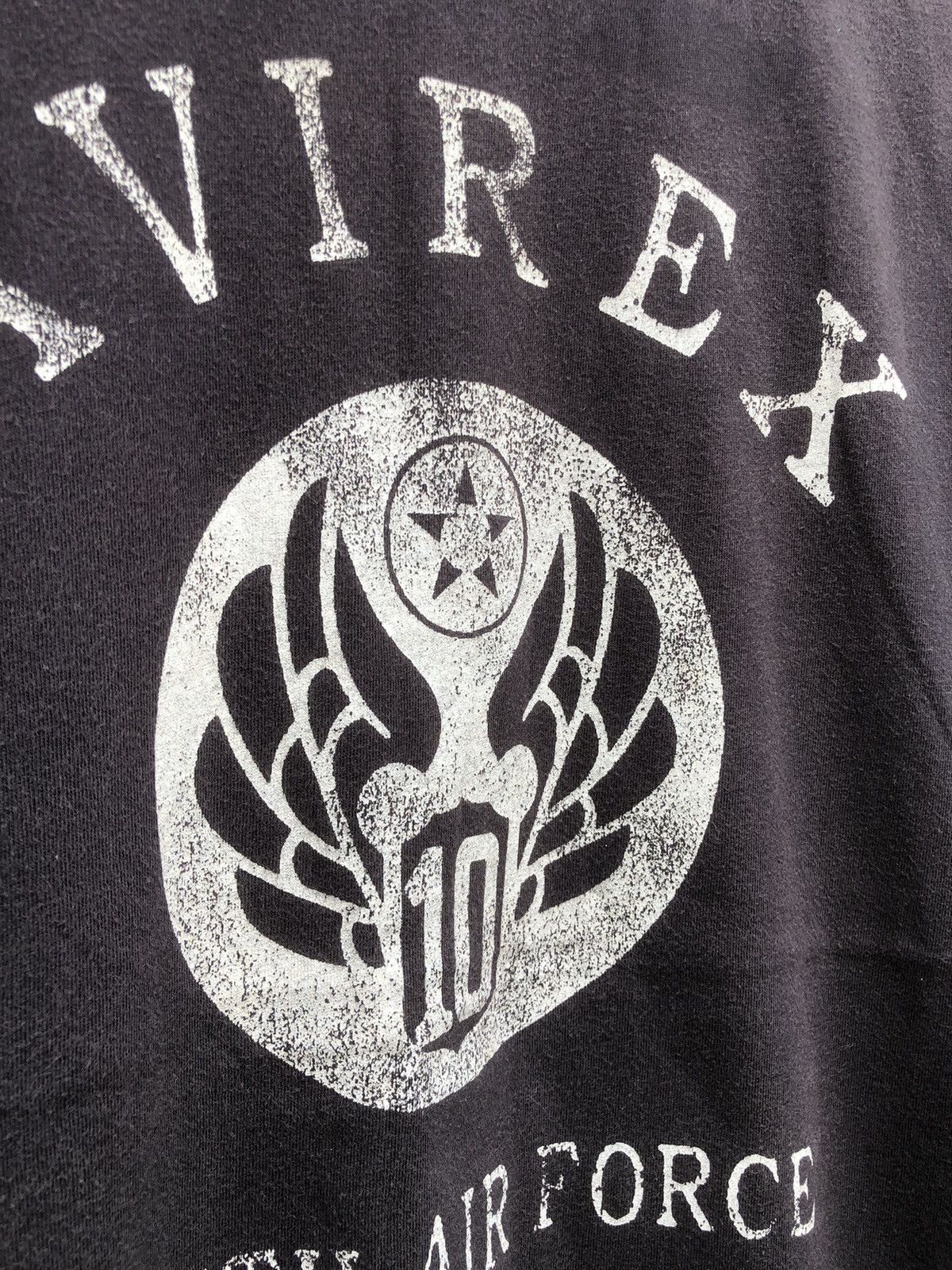 Avirex Vintage Sunfaded Avirex Tenth Air Force Big Logo Tee Size US M / EU 48-50 / 2 - 9 Thumbnail