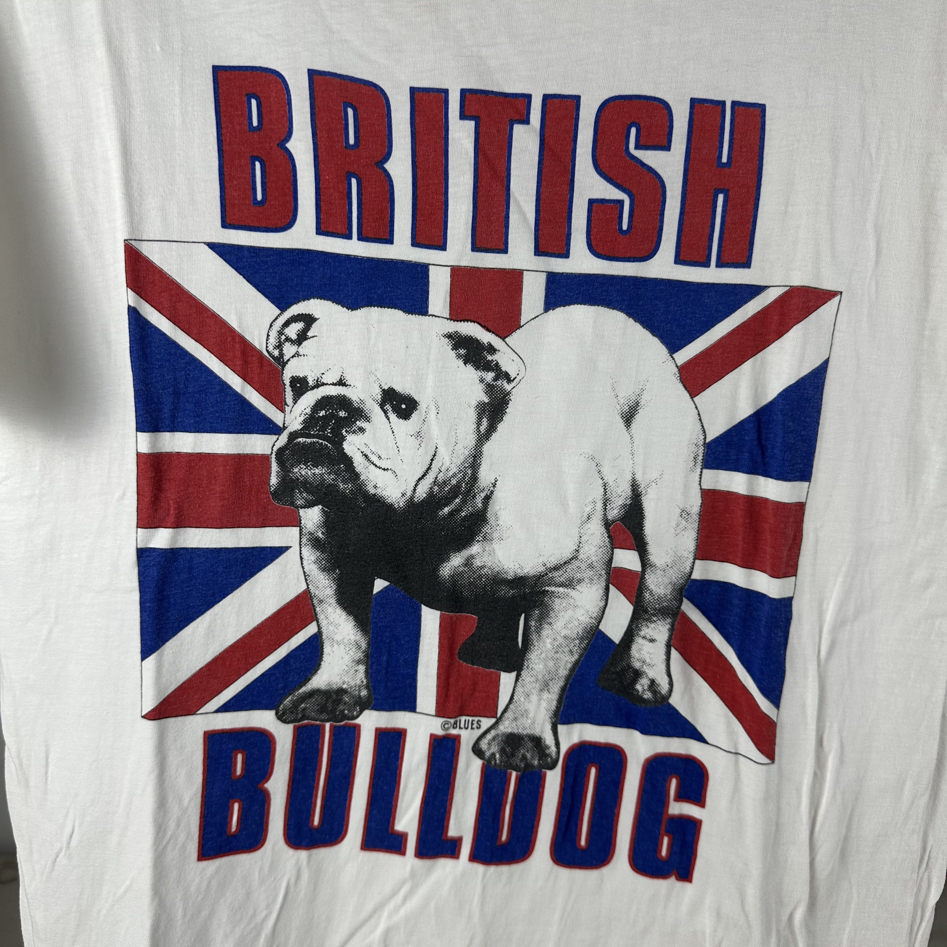 Vintage Vintage 90s British Bulldog Dog Breed Graphic T-shirt Size US M / EU 48-50 / 2 - 2 Thumbnail