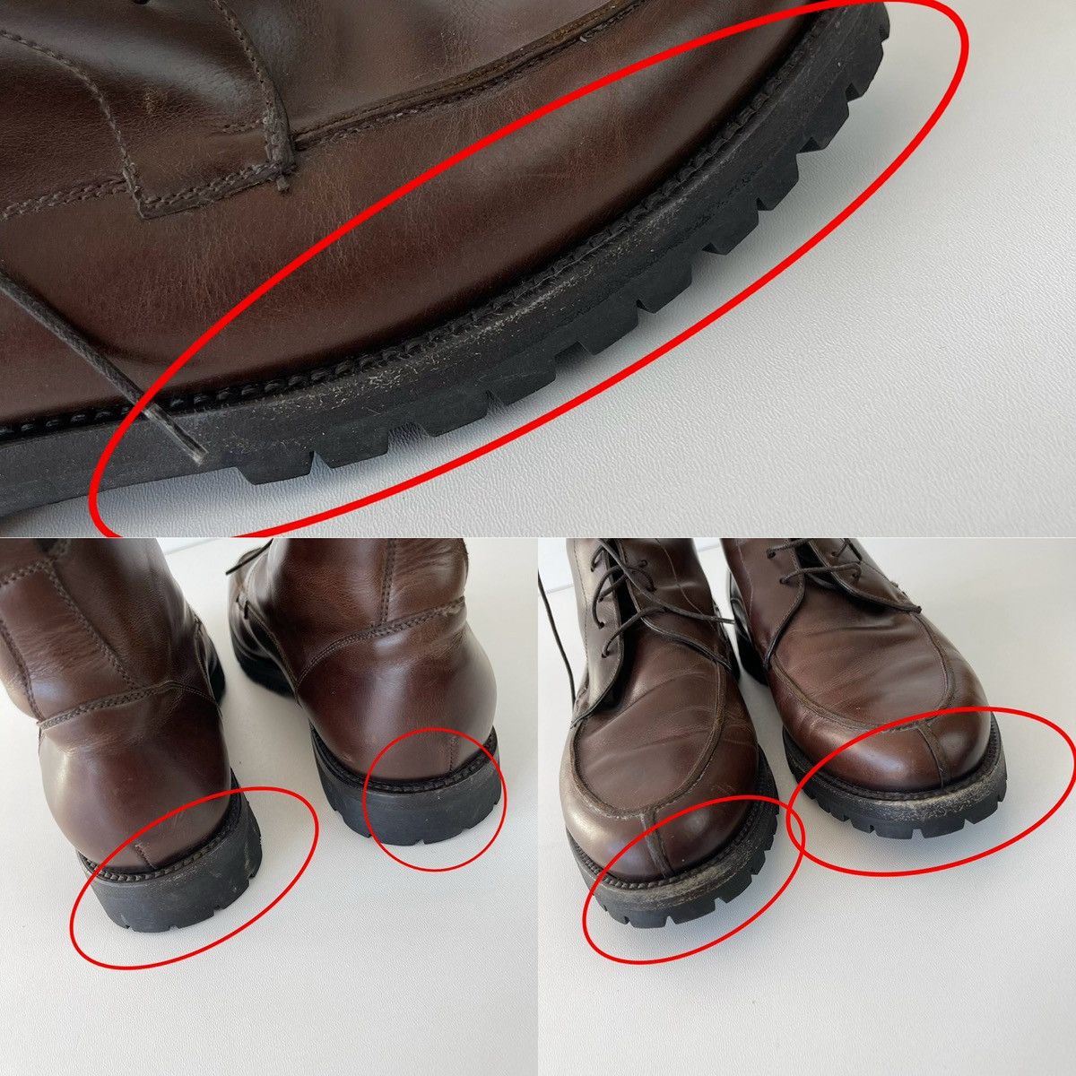 Franceschetti Franceschetti 0011 Leather Winter Vibram Lace-Up Boots Brown Size US 6.5 / EU 39-40 - 13 Thumbnail