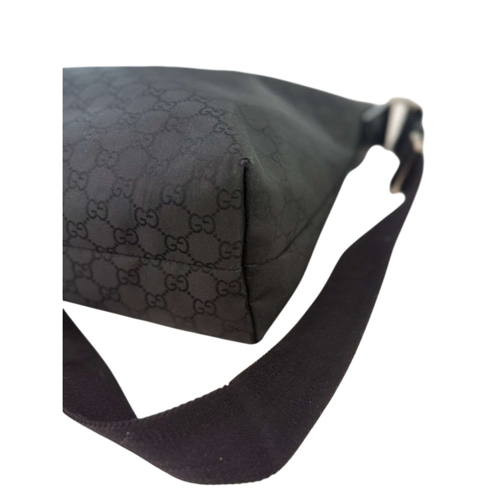 Gucci Gucci Black Monogram Crossbody Shoulder Bag/ Messenger Bag Size ONE SIZE - 6 Thumbnail