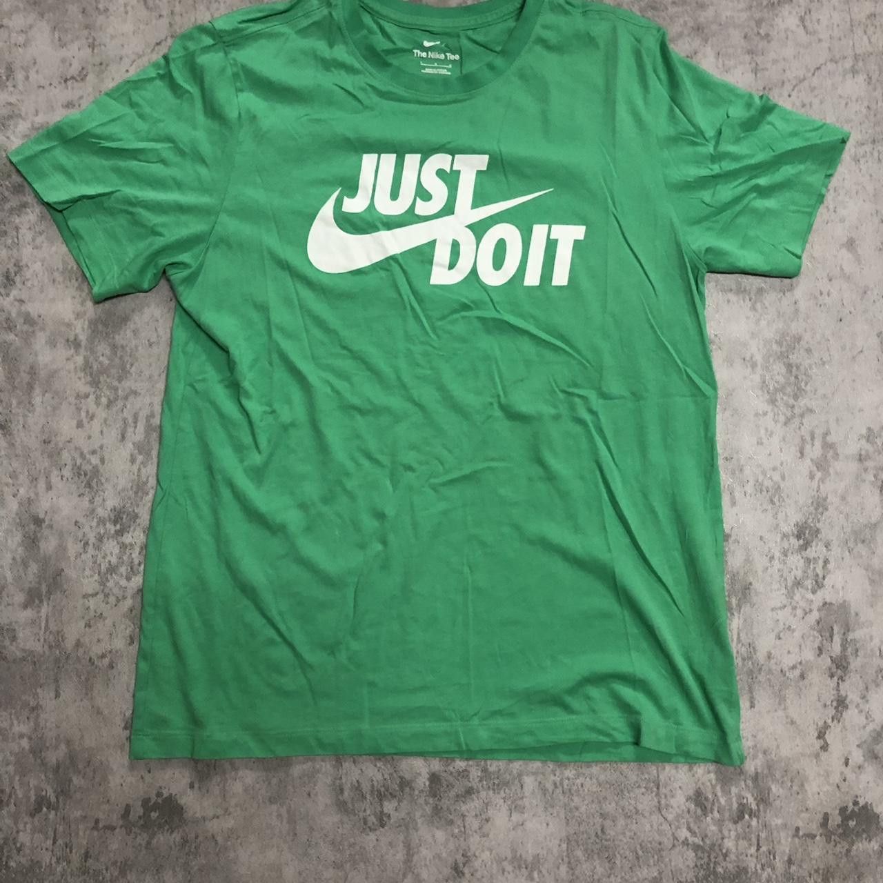 Nike Green Nike tee with white accents #skater Size US L / EU 52-54 / 3 - 1 Thumbnail