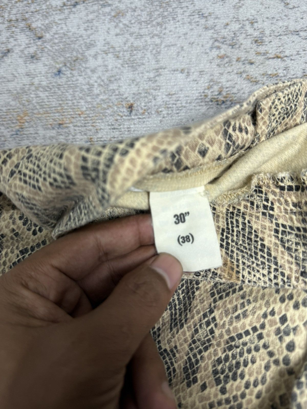 Tornado Mart Cimarron snake skin y2k style pants Size US 26 / EU 42 - 8 Thumbnail