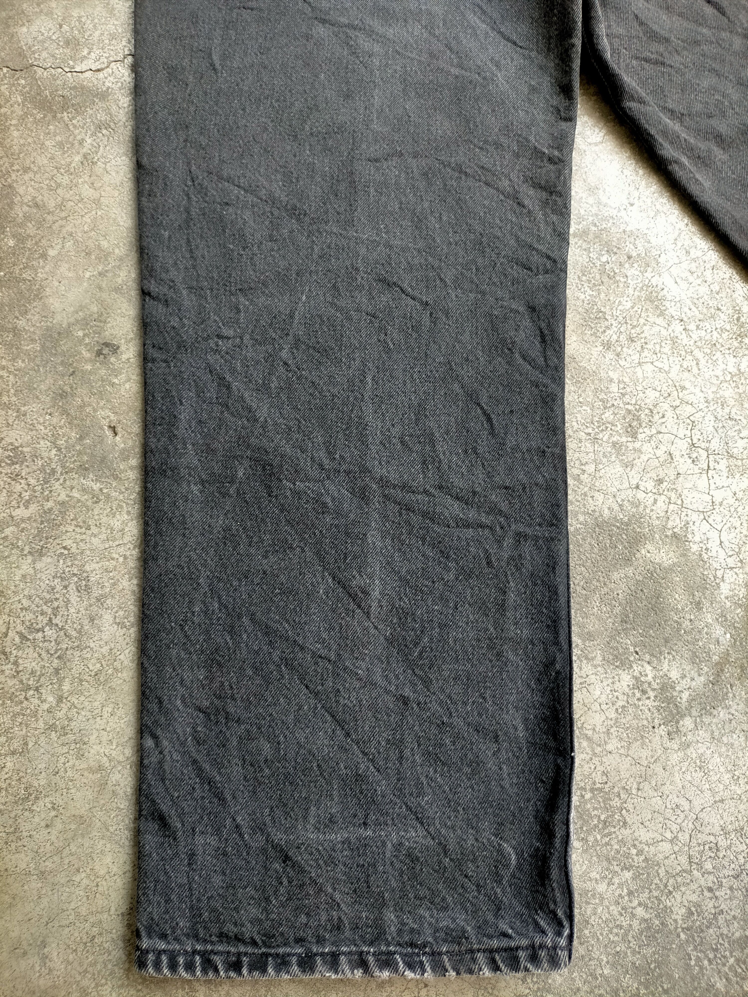 Levi's Vintage 90s Levis Silvertab Loose button Fly Black jeans Size US 37 - 14 Thumbnail