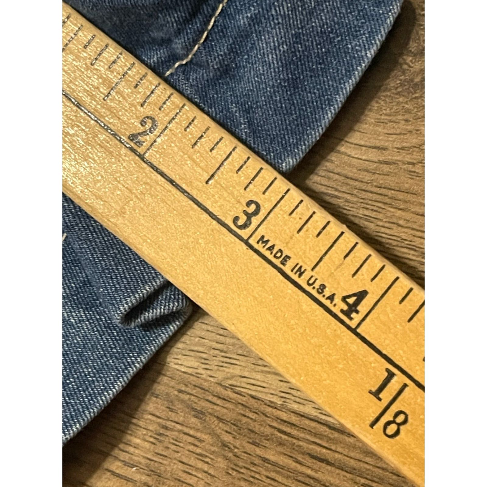 Vintage Fuinloth Shorts Woman S Blue Denim Stretchable Waist Pockets Bermuda Casual Modern 90s? Wait no. Size 28" / US 6 / IT 42 - 5 Thumbnail
