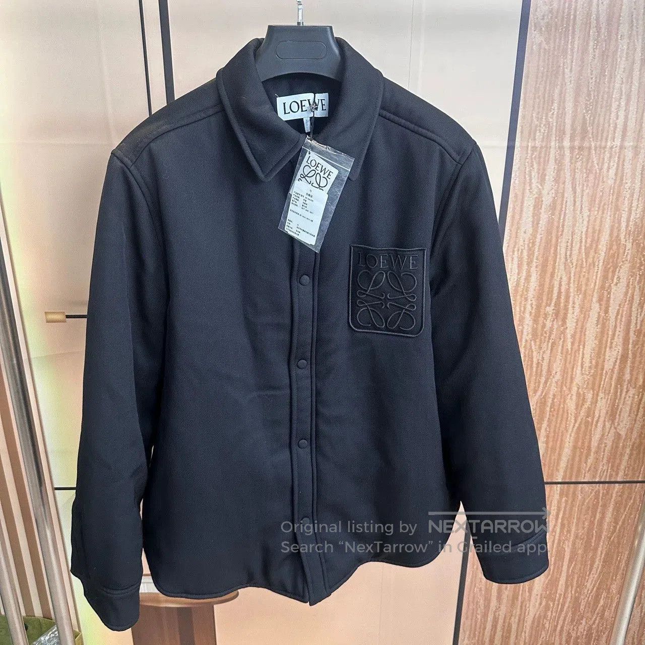Loewe black cotton down jacket by Loewe. Size US L / EU 52-54 / 3 - 1 Thumbnail