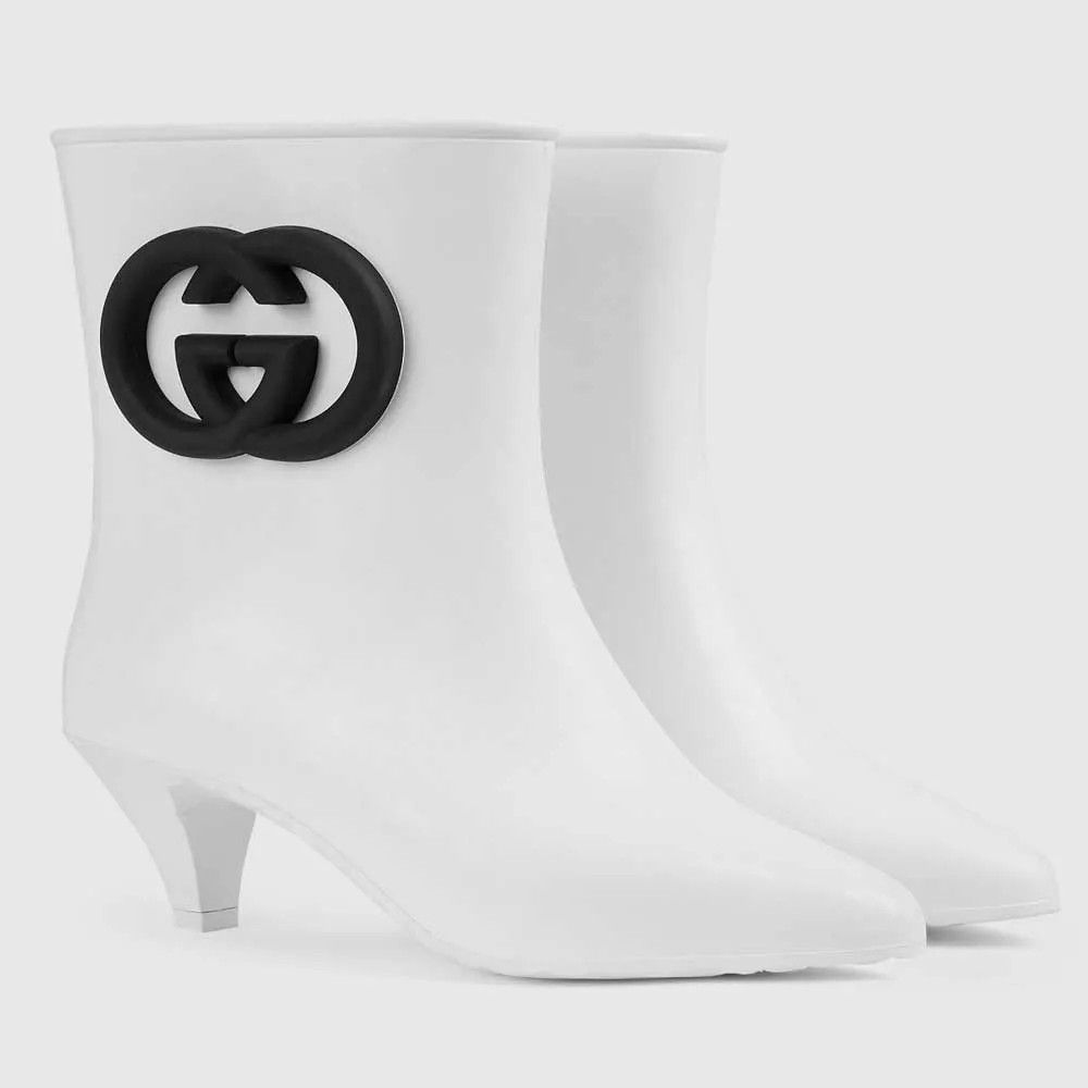 Gucci o1s1wg110125 Ankle Boots in White Size US 9 / IT 39 - 2 Thumbnail