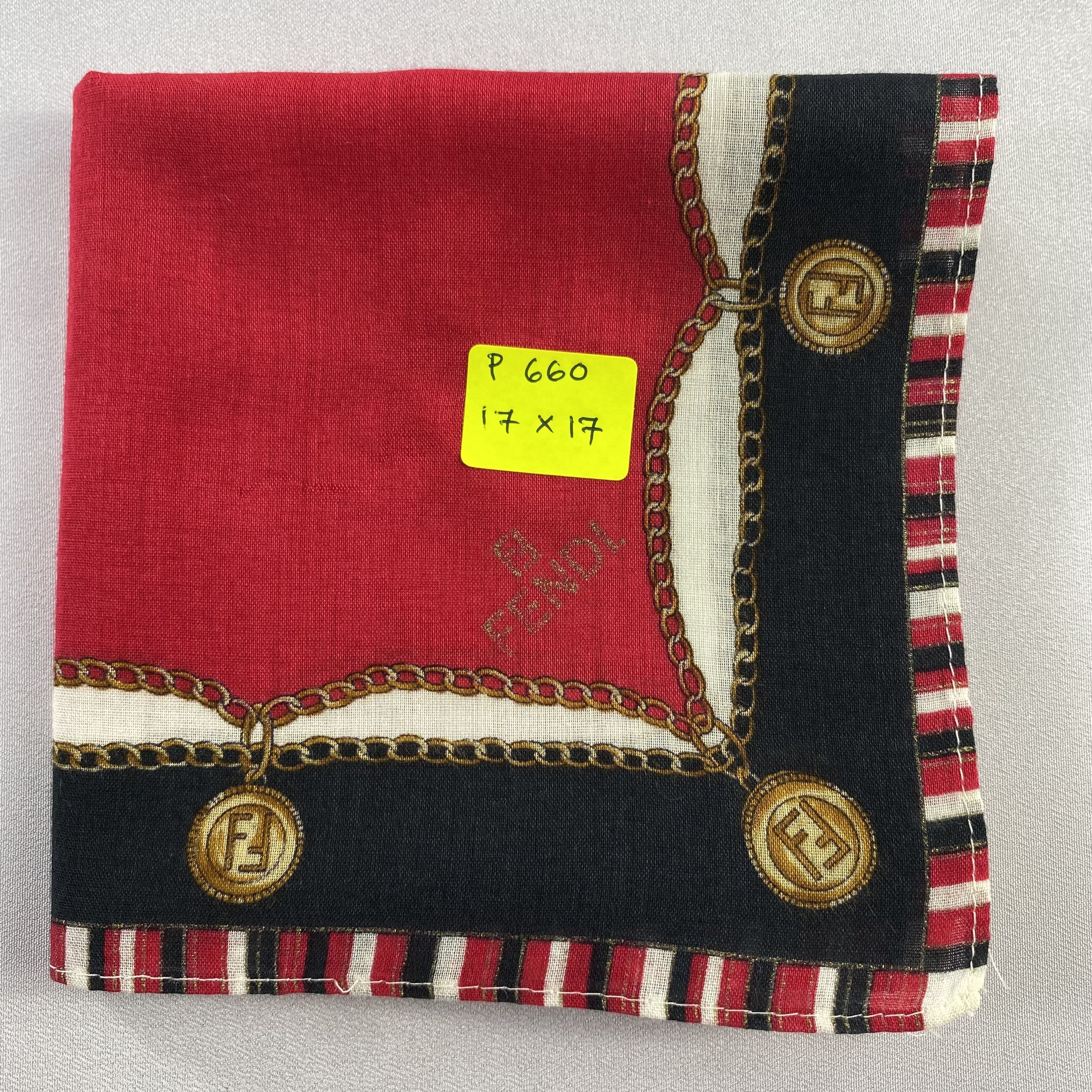 Vintage Fendi Handkerchief / Neckerchief / Bandana-P660 Size ONE SIZE - 5 Thumbnail
