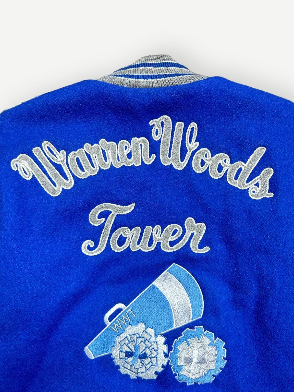 Vintage 80s/90s Cheerleading Chainstitch Varsity Jacket USA