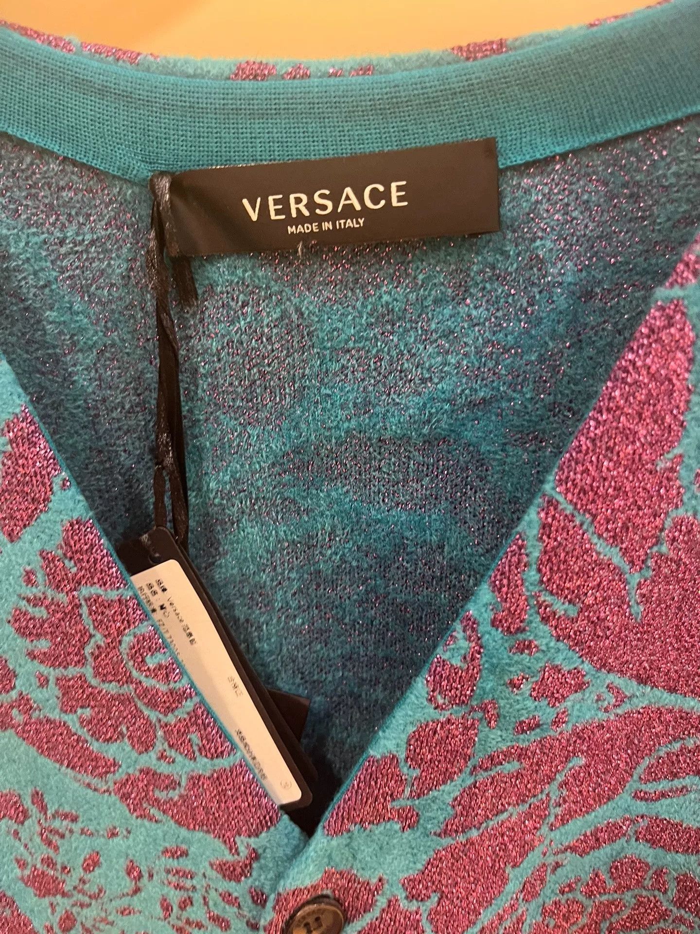 Versace Versace Baroque Knit Vest Shirt Size US M / EU 48-50 / 2 - 4 Thumbnail