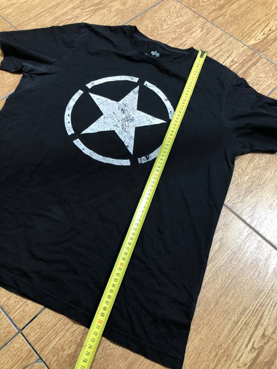 Alpha Industries Vintage 00s Alpha Industries Y2K Retro Big Logo T Shirt Size US XL / EU 56 / 4 - 8 Thumbnail