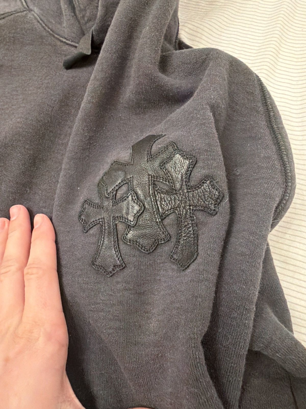 Chrome Hearts Chrome hearts paperjam hoodie TRIPLE CROSSES RARE Size US L / EU 52-54 / 3 - 2 Thumbnail