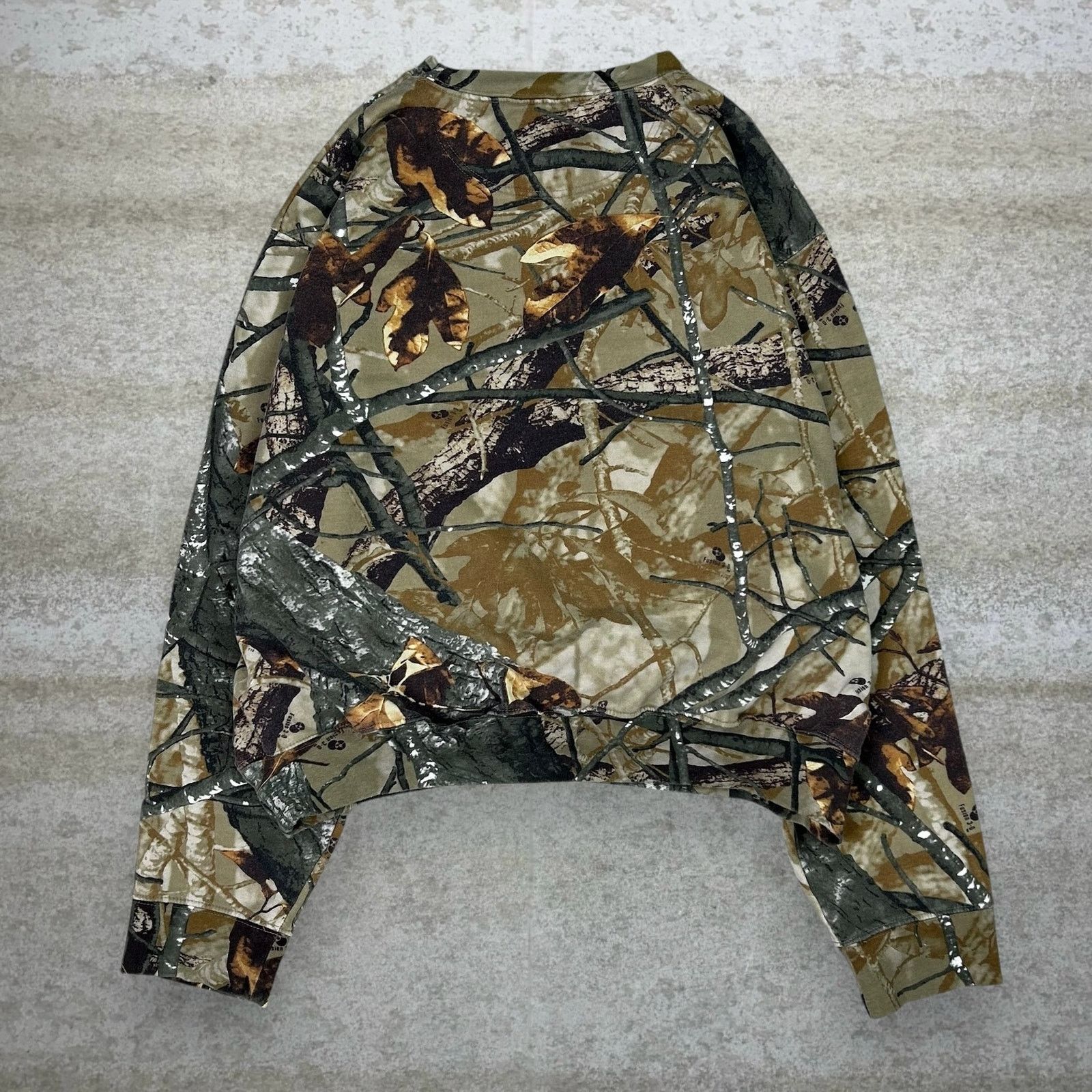 Vintage Vintage 90s Fusion 3D Sweatshirt Mens XL Camo Crewneck Size US XL / EU 56 / 4 - 2 Thumbnail