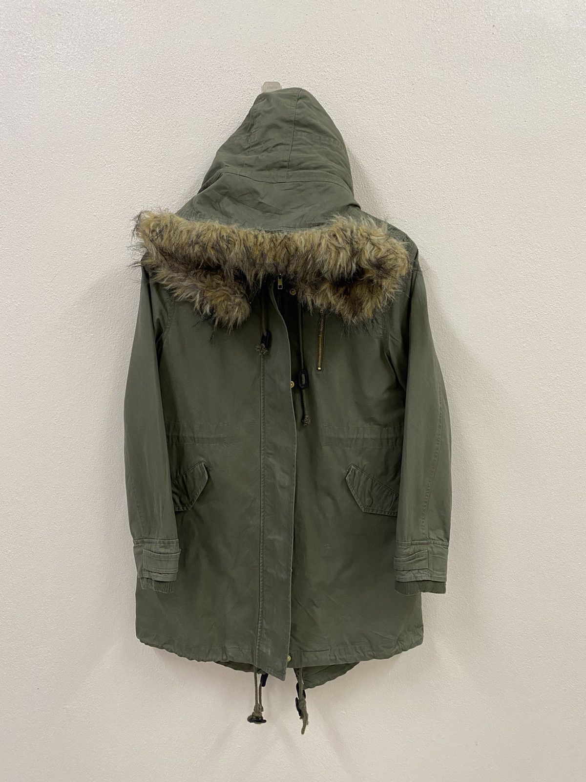 Japanese Brand × Vintage Elvence - Deux Parka Fur Jacket Size US M / EU 48-50 / 2 - 2 Thumbnail