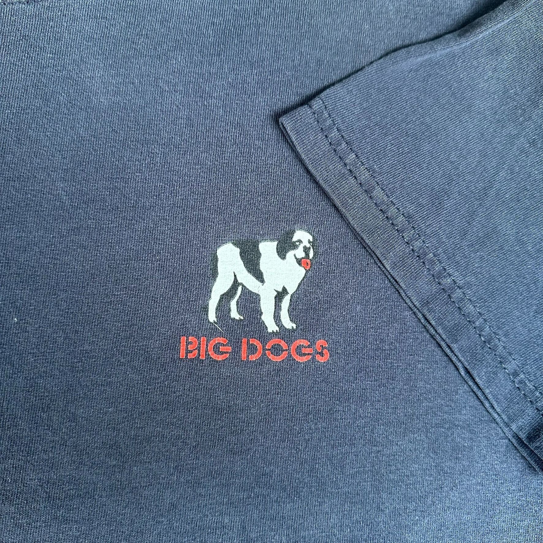 Vintage Vintage Y2K Big Dogs I Call the Shots T-Shirt Navy M Dadcore Size US M / EU 48-50 / 2 - 5 Thumbnail