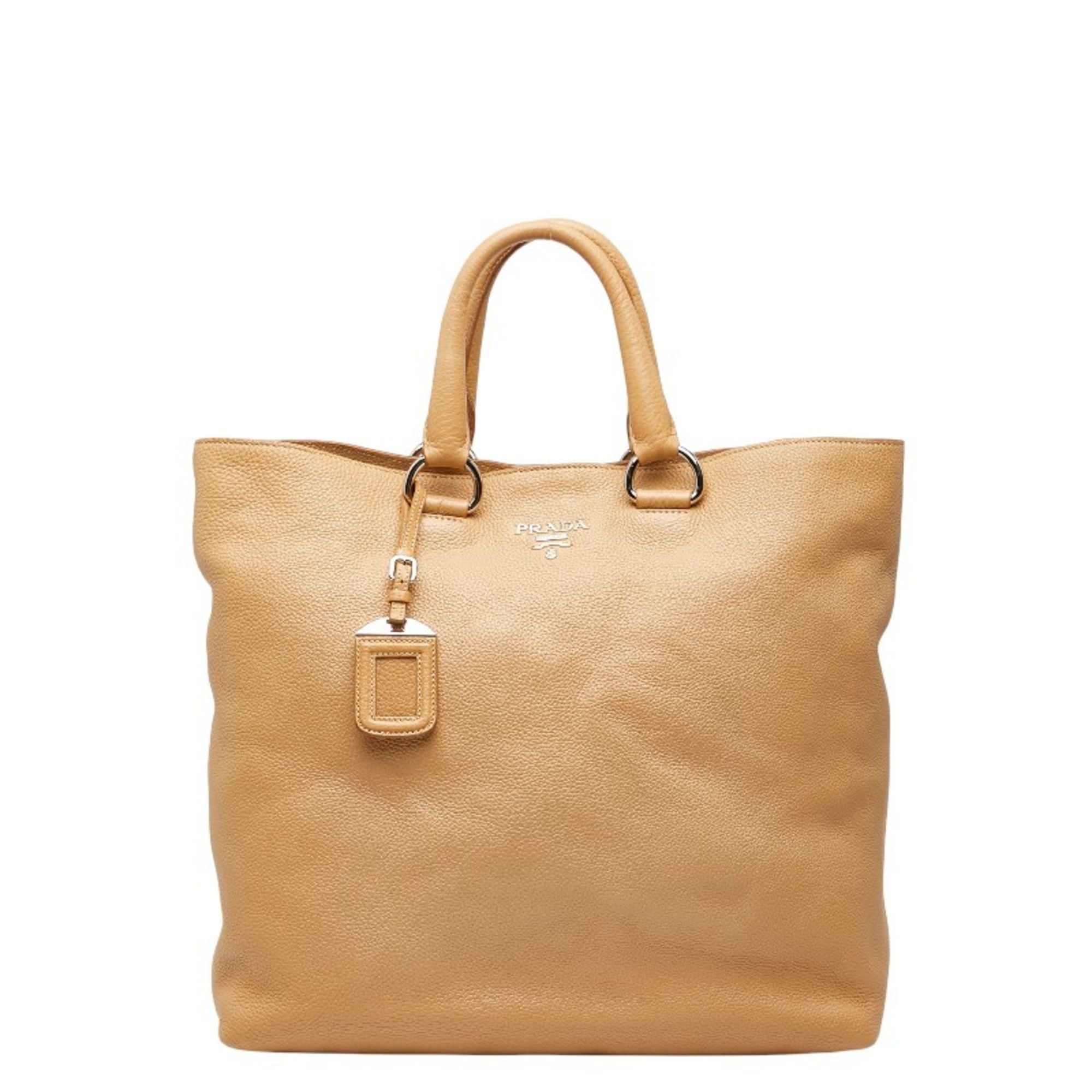 Prada Prada Handbag BN1713 Beige Leather Women's PRADA Size ONE SIZE - 1 Thumbnail