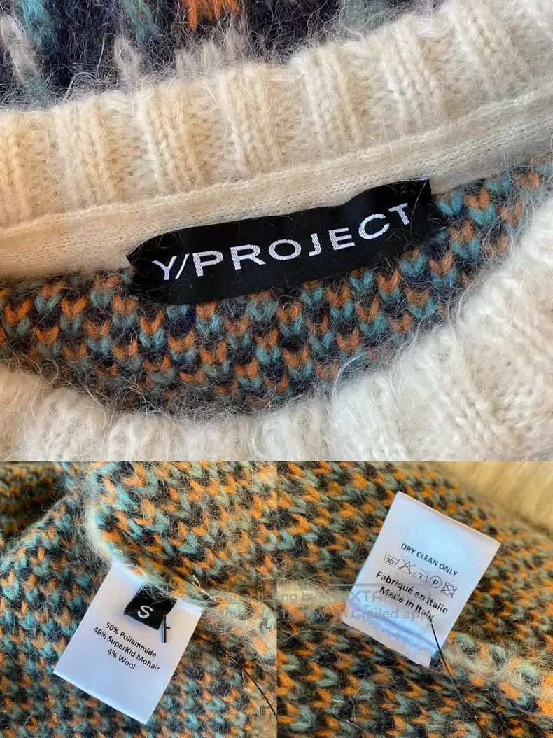 Y/Project Y/Project Mohair Sweater Top Size US S / EU 44-46 / 1 - 9 Thumbnail