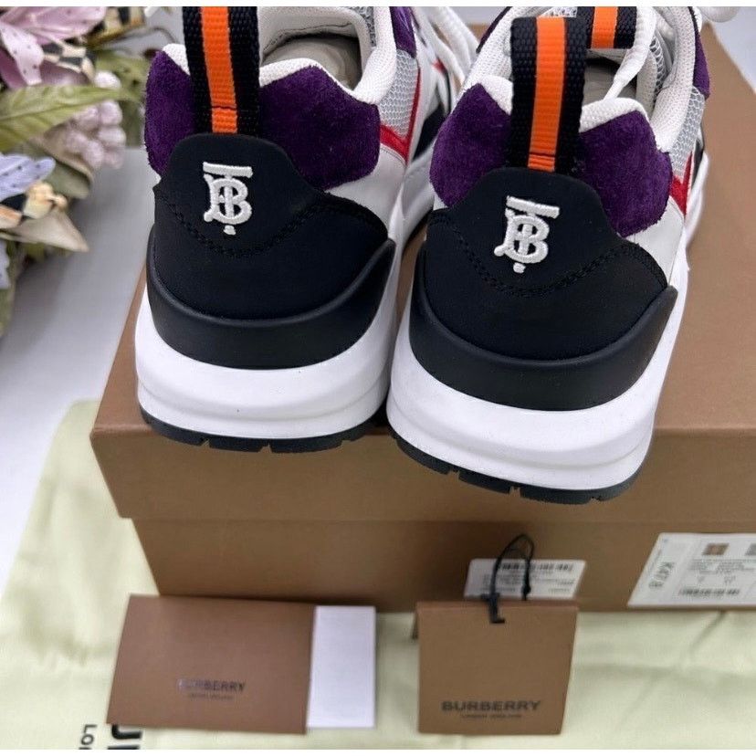 Burberry Men’s Burberry logo print trainer sneakers size 8 Size US 8 / EU 41 - 7 Thumbnail