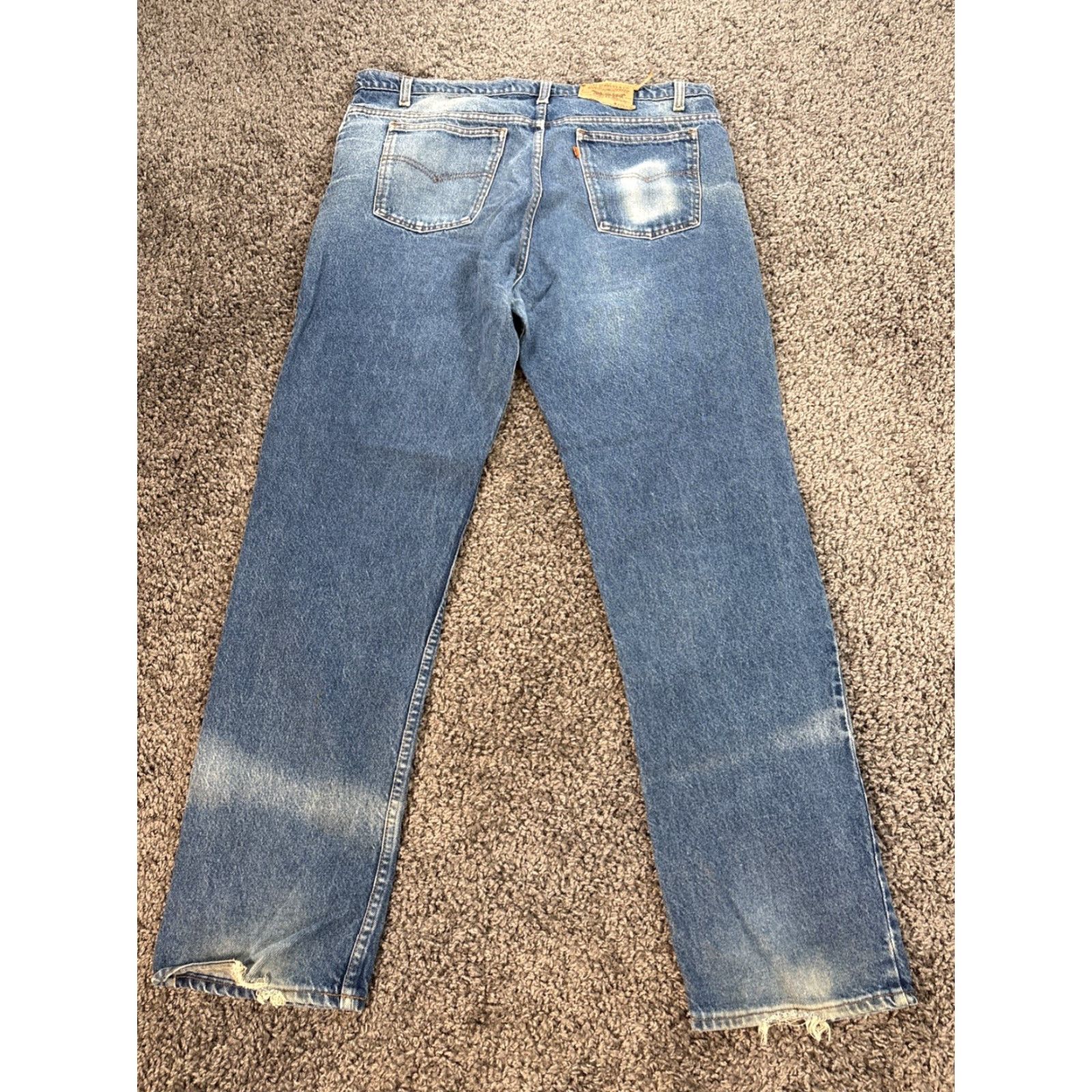 Levi's VINTAGE Levi's 500 Series Jeans Mens 40x34 Straight 80s USA Denim Blue Size US 40 / EU 56 - 5 Thumbnail