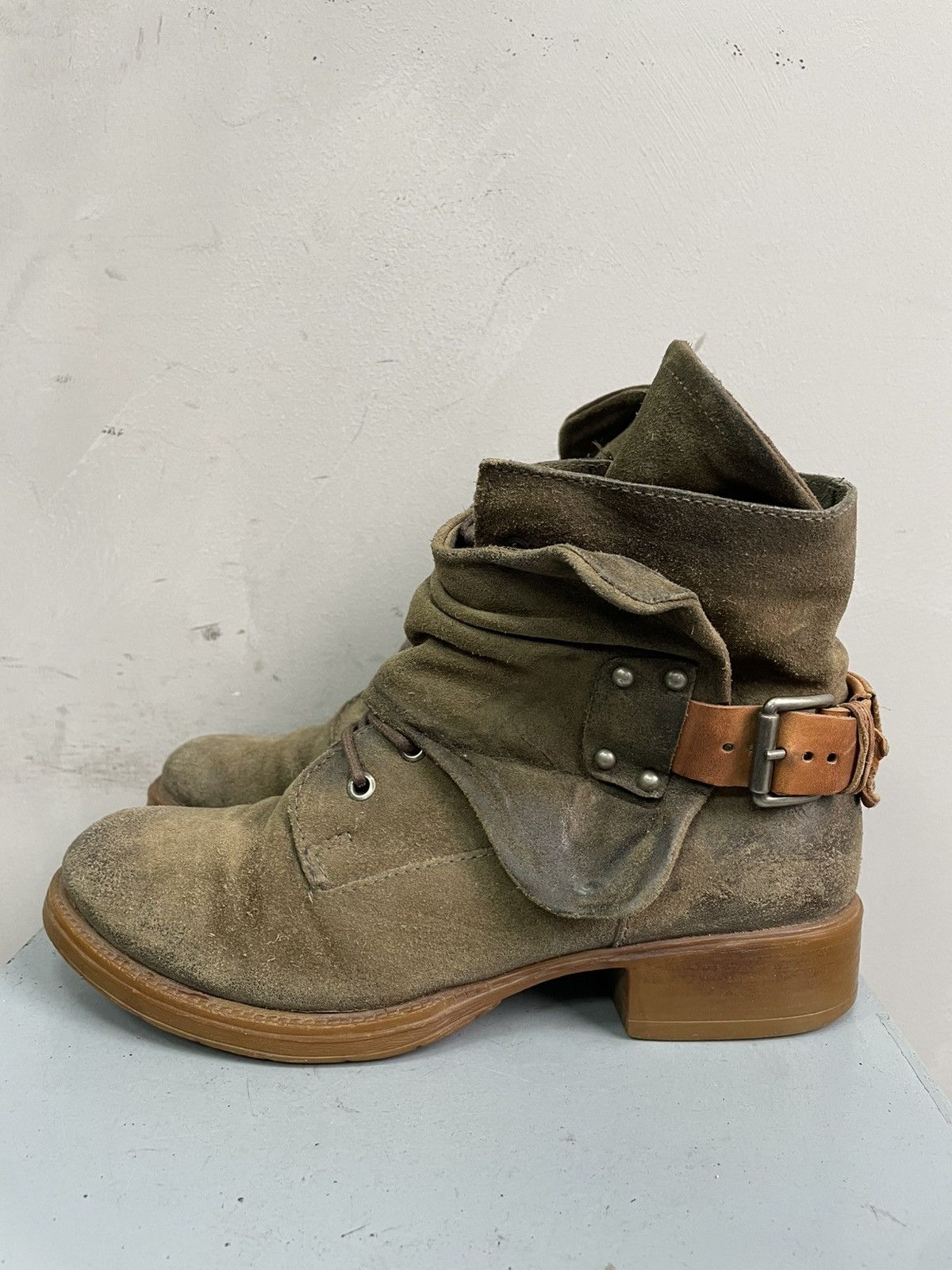A.S.98 A.S. 98 style leather avant garde boots suede tornado mart Size US 7.5 / EU 40-41 - 9 Thumbnail
