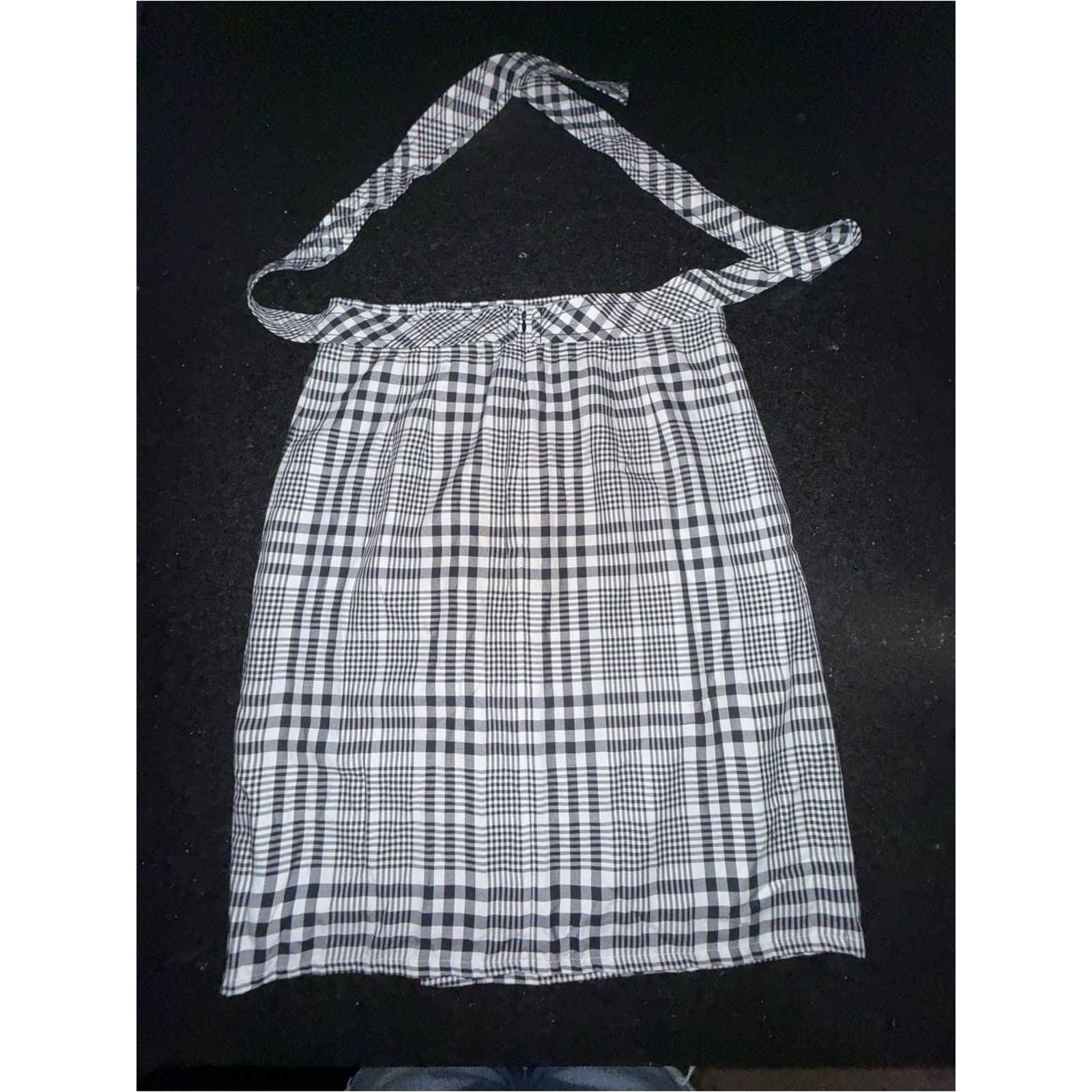 Ann Taylor Ann Taylor Black White Wrap Plaid Pencil Skirt 8 FULLY LINED Size 30" / US 8 / IT 44 - 5 Thumbnail