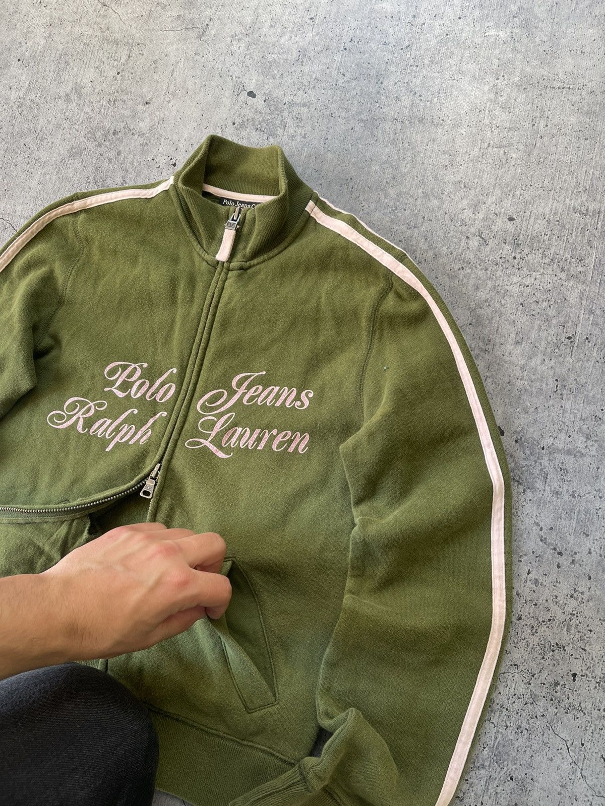 If Six Was Nine × Polo Ralph Lauren Y2K Polo Jeans Ralph Lauren Zip Up Pullover Big Logo Size S / US 4 / IT 40 - 4 Thumbnail