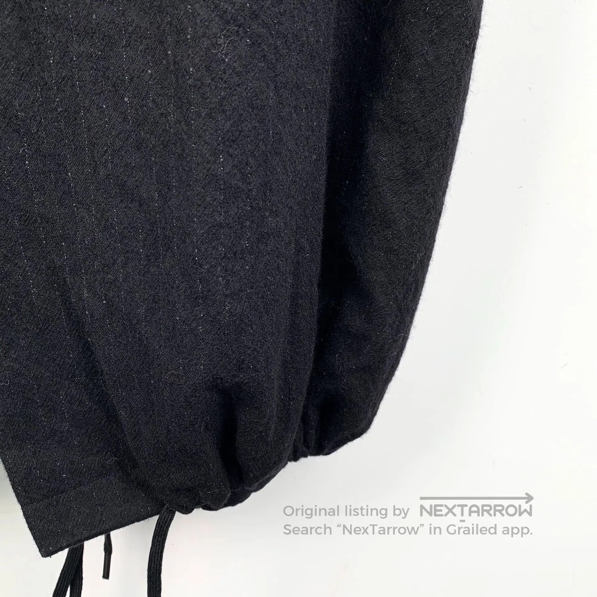 Masnada Masnada Black wool hooded long-sleeve trench coat| Size M / US 6-8 / IT 42-44 - 4 Thumbnail