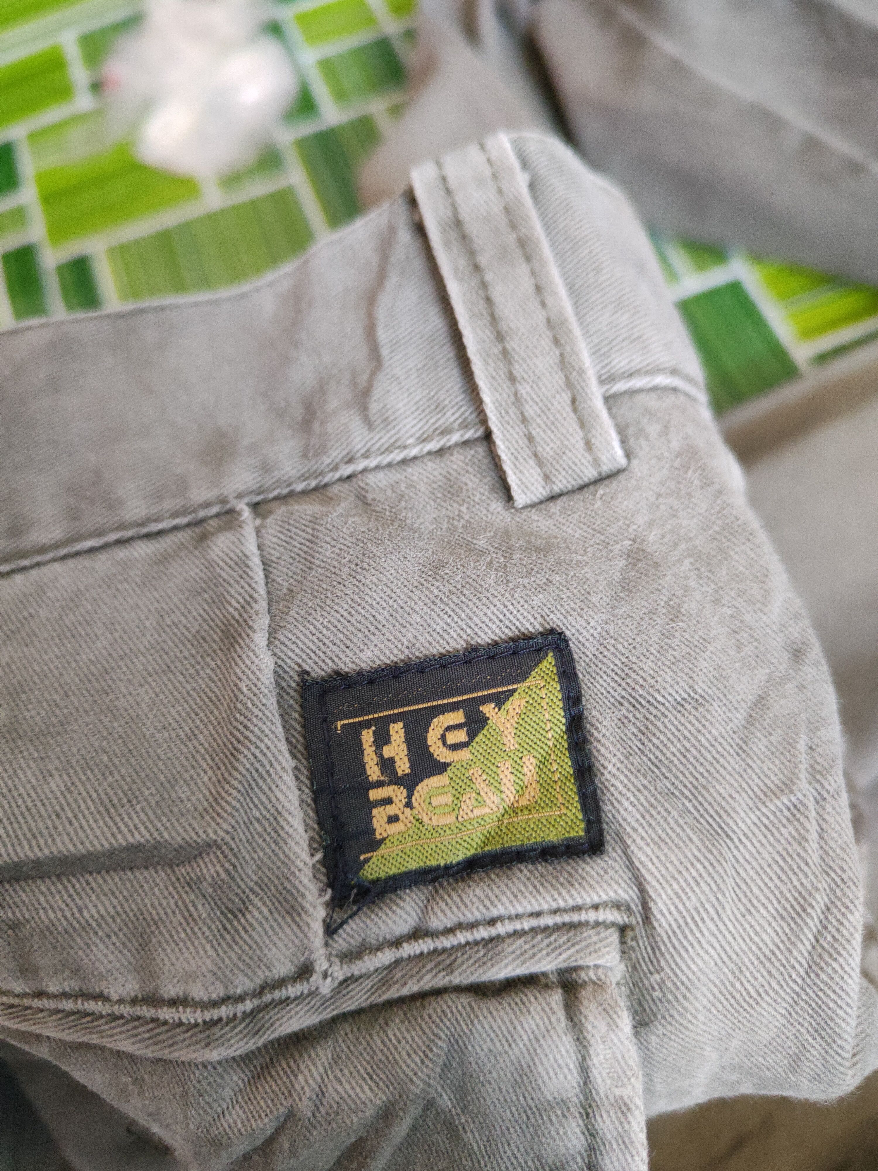 Japanese Brand Hey Beau Green Faded Multipocket Cargo Pants N#34 Size US 30 / EU 46 - 15 Thumbnail