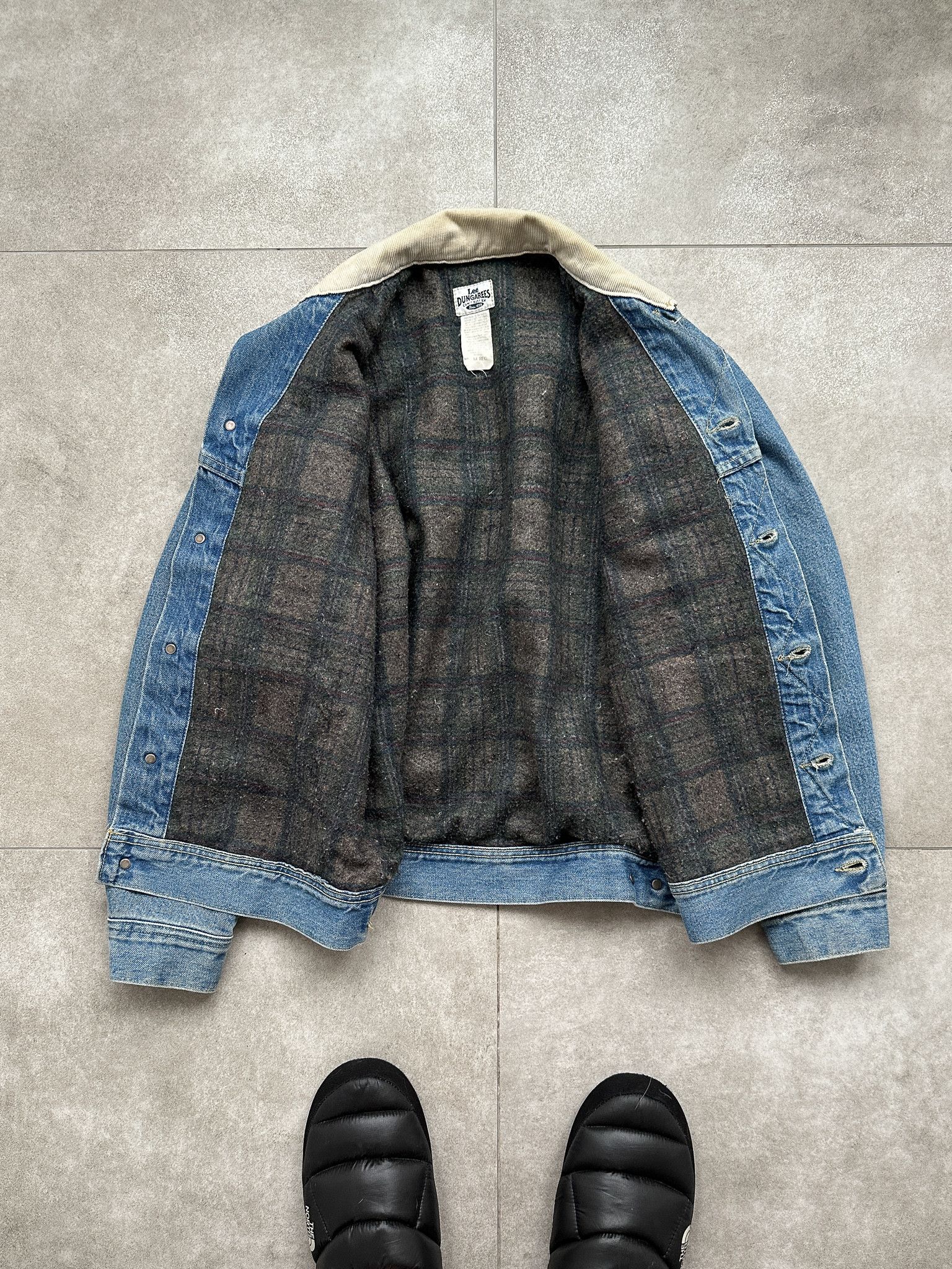 Lee Vintage Lee Blue Denim Trucker Sherpa Jacket Size US M / EU 48-50 / 2 - 3 Thumbnail