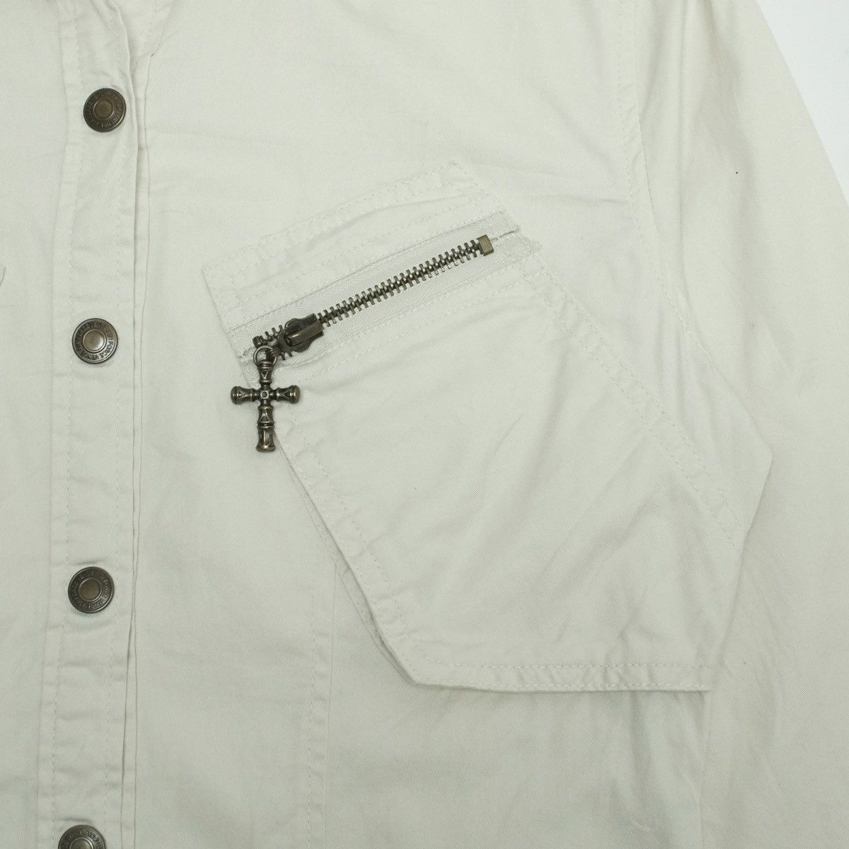 20471120 *NoTariff Vence Japan Multi Pocket Shirt Size M / US 6-8 / IT 42-44 - 3 Thumbnail