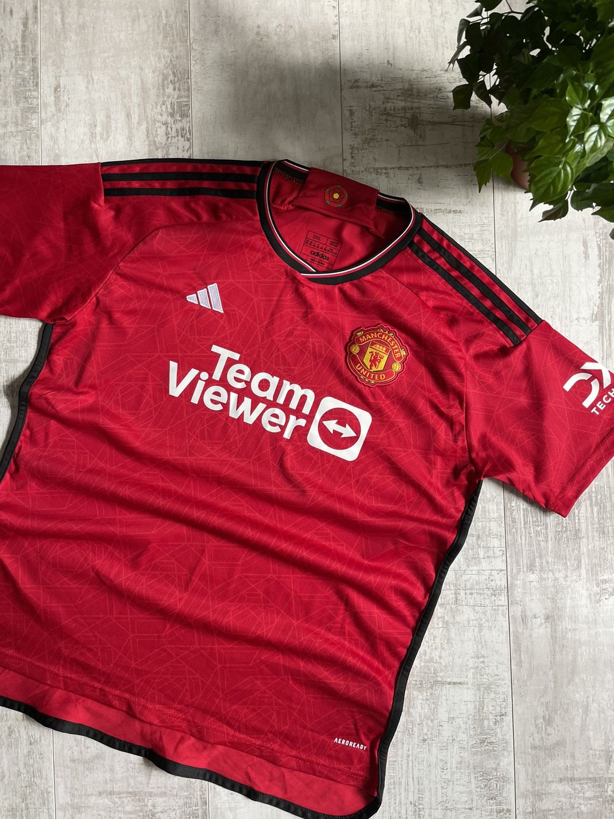 Adidas Adidas Manchester United 2023/2024 Football Shirt Jersey Size US XXL / EU 58 / 5 - 2 Thumbnail
