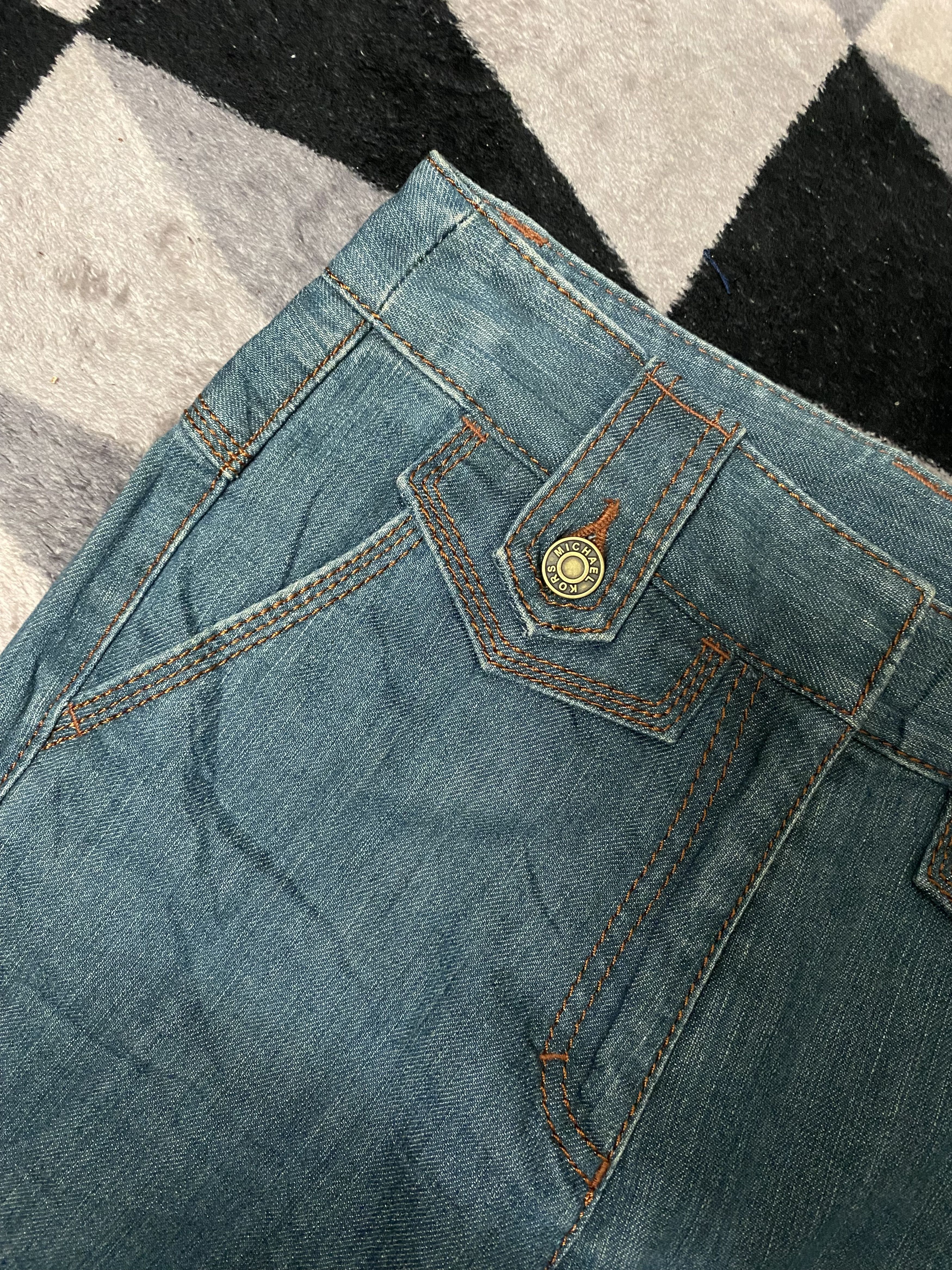 Michael Kors Michael Kors Onward Kashiyama Flared Denim Pants Size 2 Size 28" / US 6 / IT 42 - 10 Thumbnail