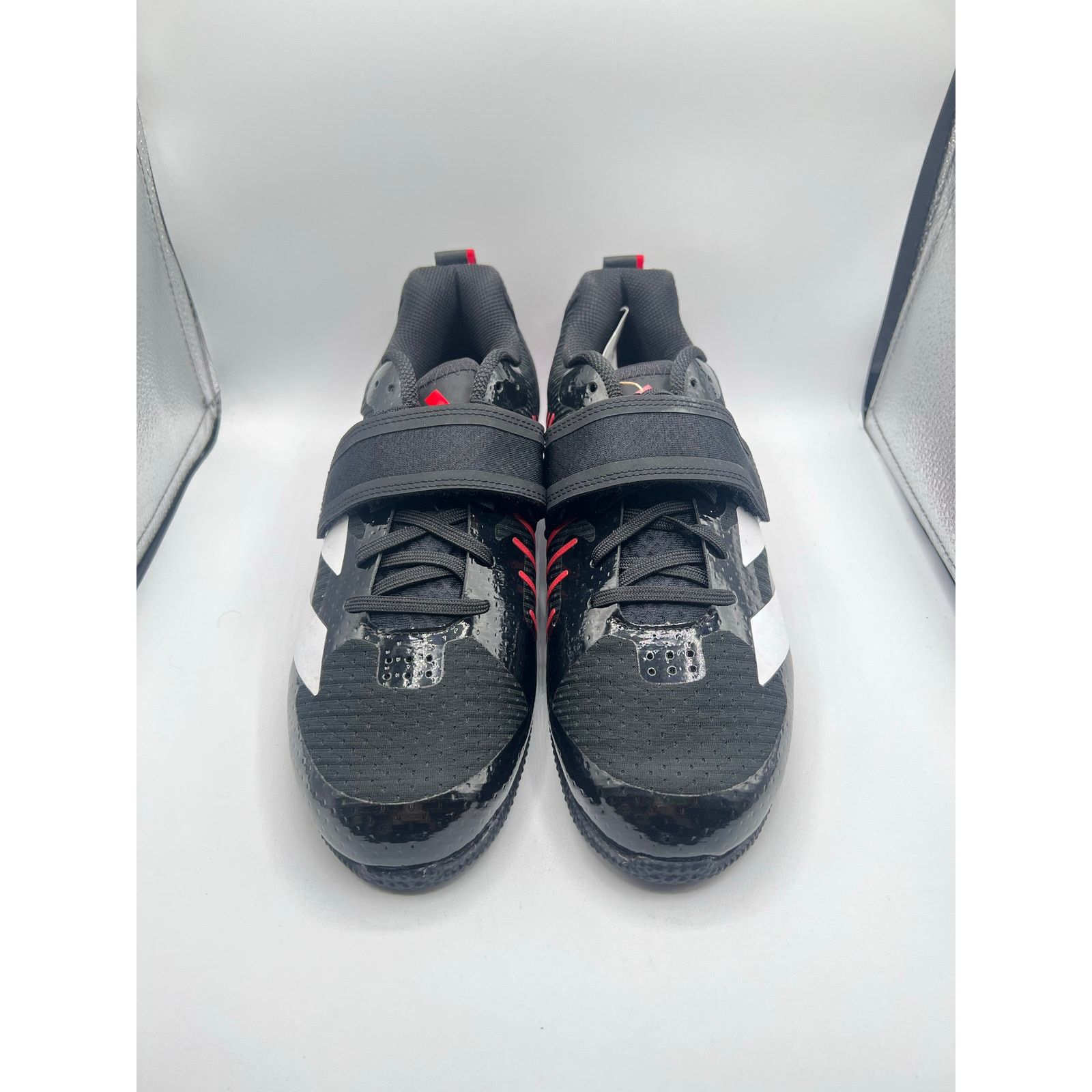 Adidas Adidas Adipower Weightlifting 3 “Black White Pure Ruby” Size US 9 / EU 42 - 2 Thumbnail