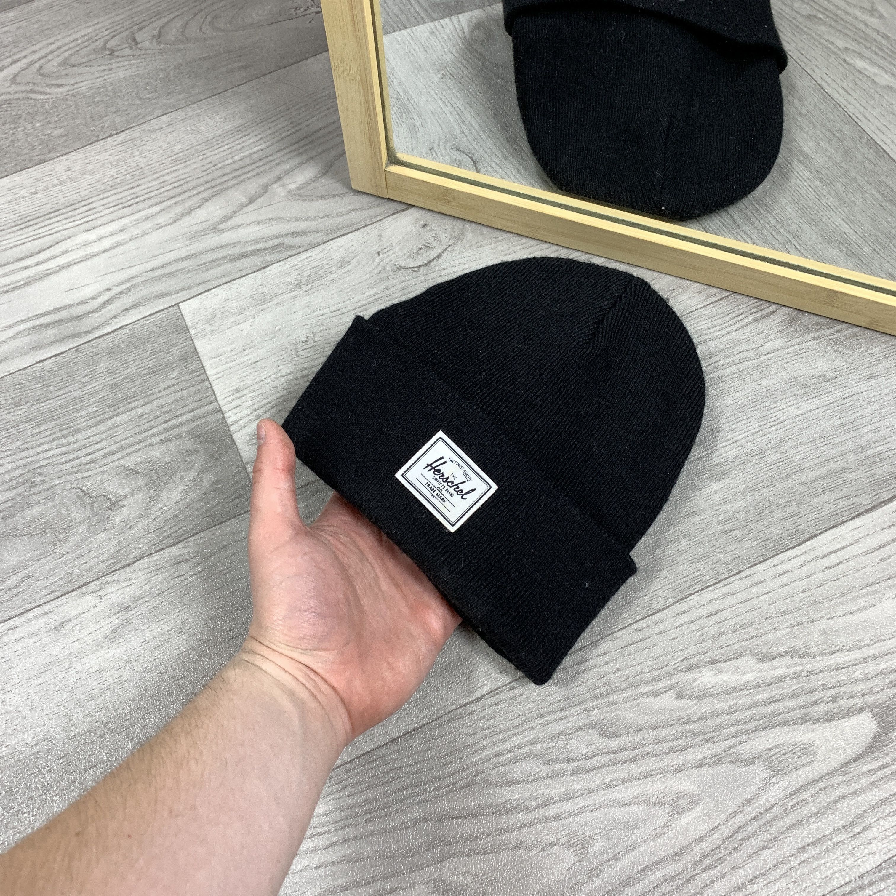 Herschel Supply Co. Vintage Herschel Supply Co. Icon Black Beanie Winter Hat Cap Size ONE SIZE - 4 Thumbnail