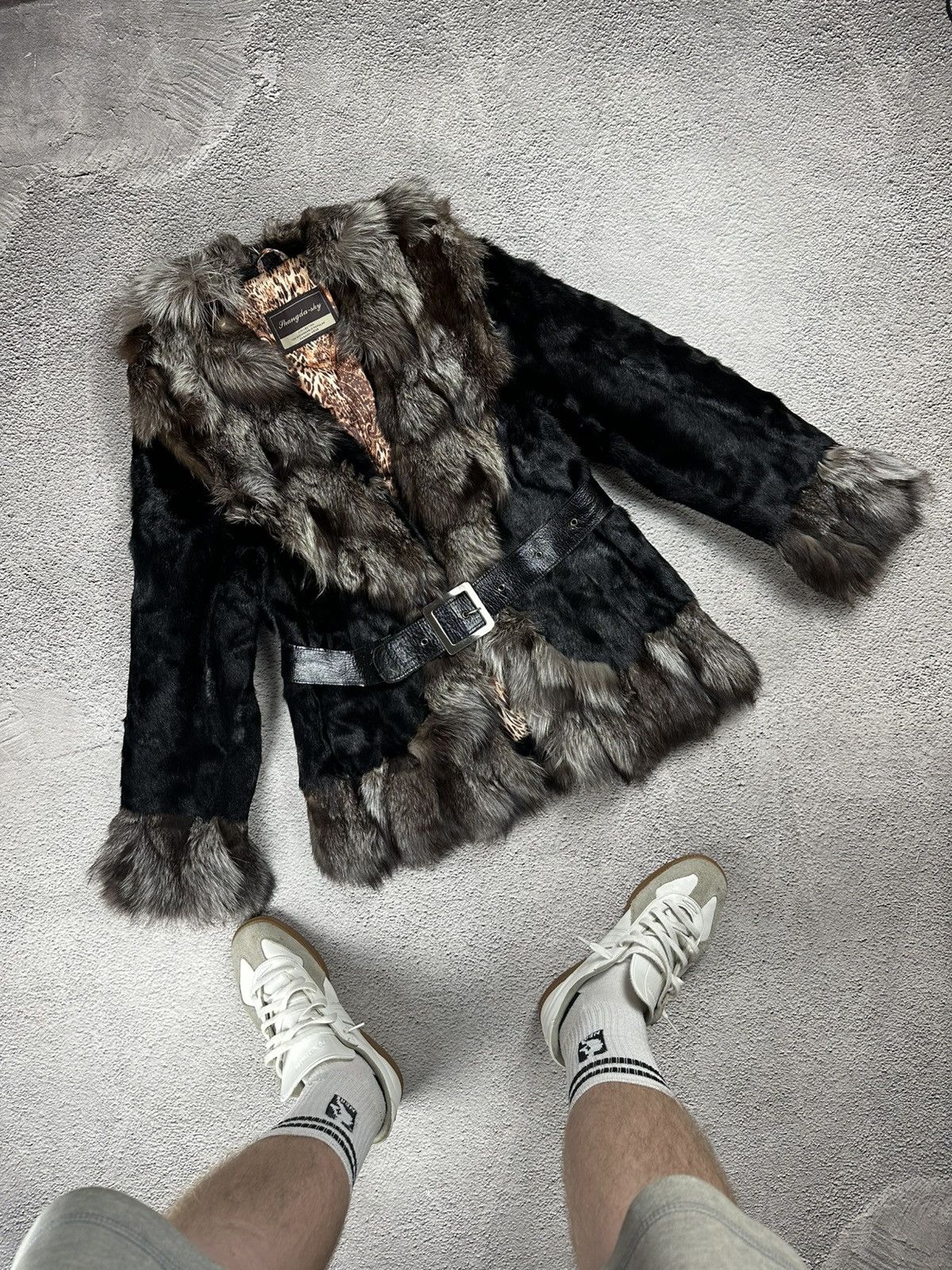 Other Vintage Fur Fuzzy Faux Jacket Japan Gothic Opium Y2K Coat Size M / US 6-8 / IT 42-44 - 1 Thumbnail