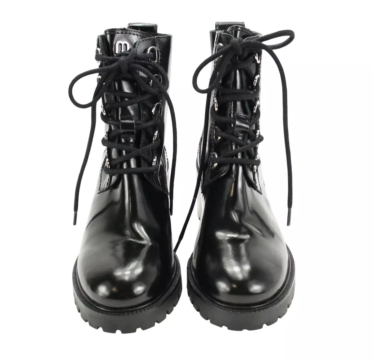 Maje MAJE Factory Boots Women's EU 37 / UK 4 Leather Combat Heel Size US 6.5 / IT 36.5 - 2 Thumbnail