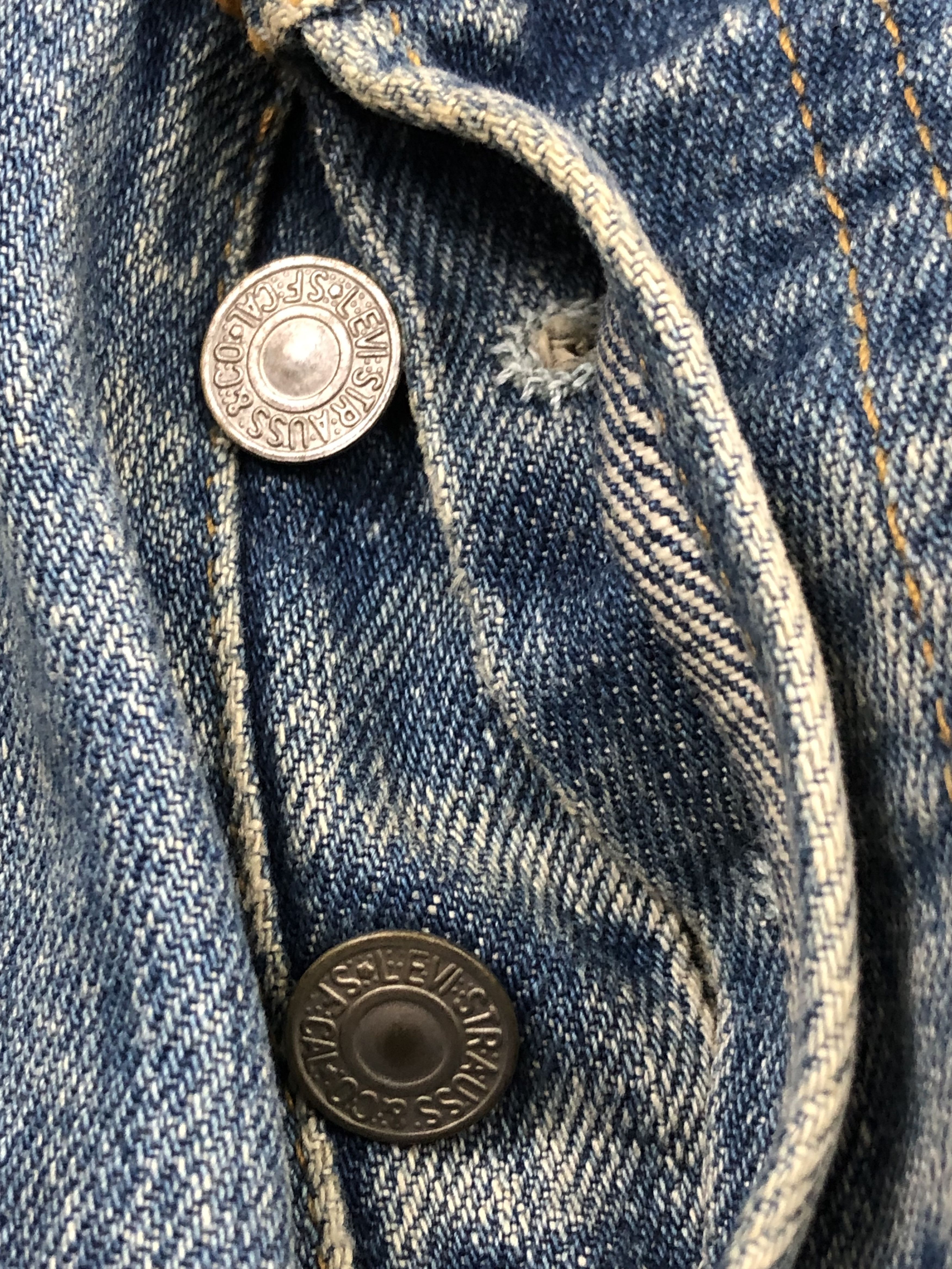 Levi's Vintage 90s Levi's 501 Button Fly Blue Faded Jeans DPP0091 Size US 32 / EU 48 - 9 Thumbnail