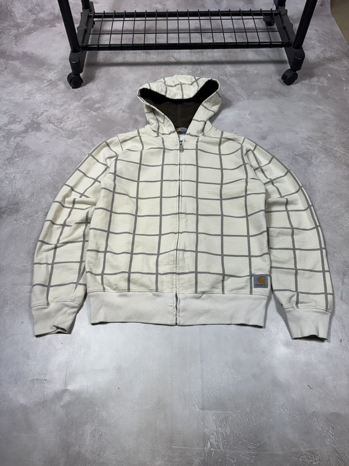 Carhartt Vintage Carhartt Plaid Zip Hoodie Size US S / EU 44-46 / 1 - 2 Thumbnail
