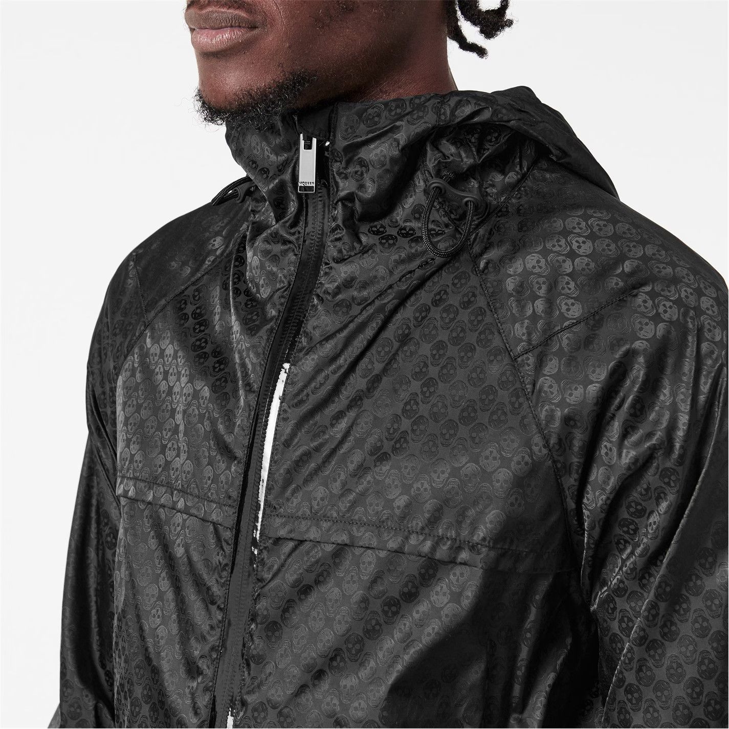 Alexander McQueen o1g2r1mq0326 Alex Kick Hood Rain Anorak Jacket in Black Size US S / EU 44-46 / 1 - 5 Thumbnail