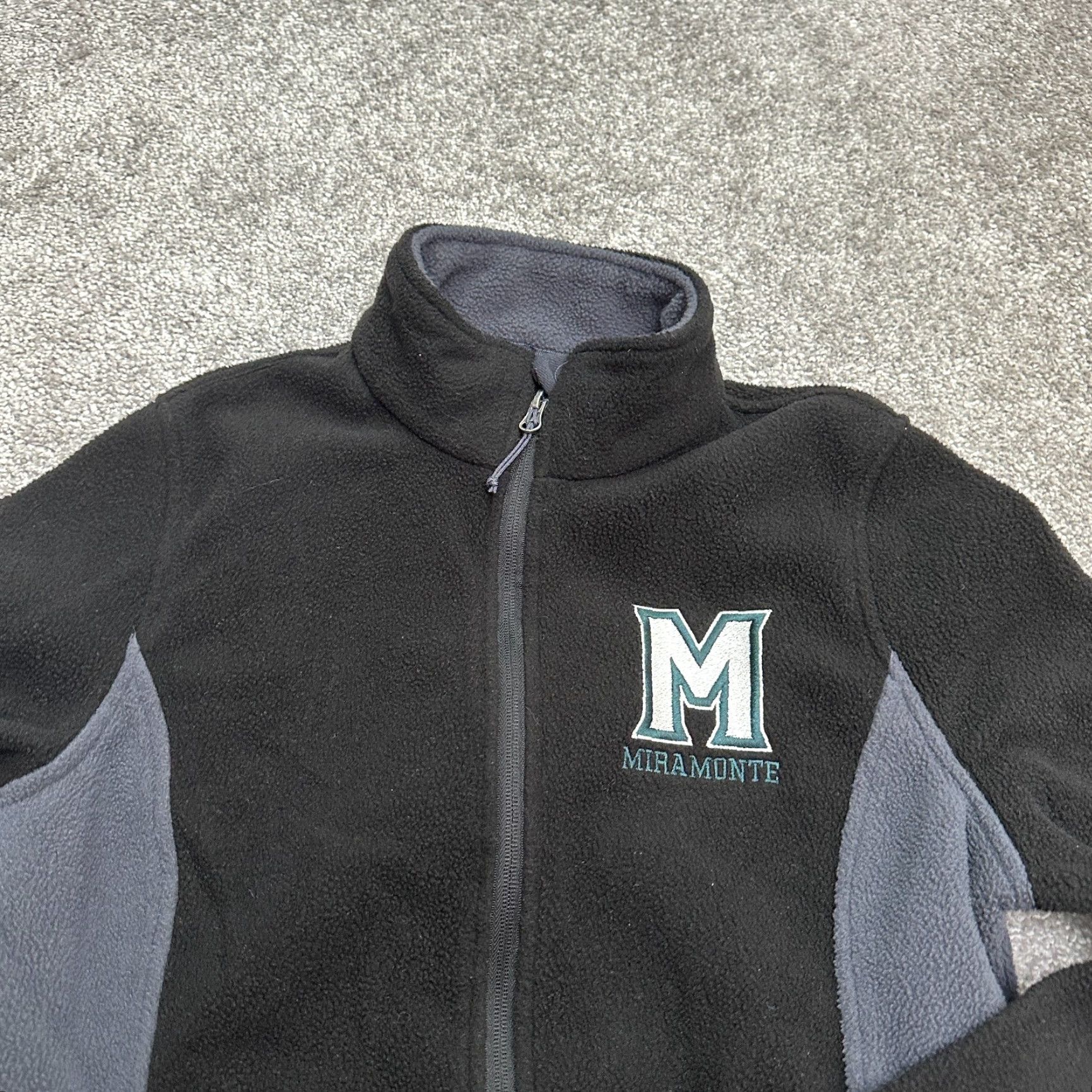 Port Authority Port Authority Jacket Medium Black Gray Miramonte Full Zip Outdoor Womens Size M / US 6-8 / IT 42-44 - 3 Thumbnail