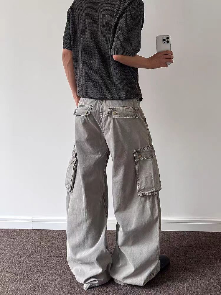 Designer × Jean × Vintage Washed street hip-hop workwear baggy jeans Size US 30 / EU 46 - 3 Thumbnail